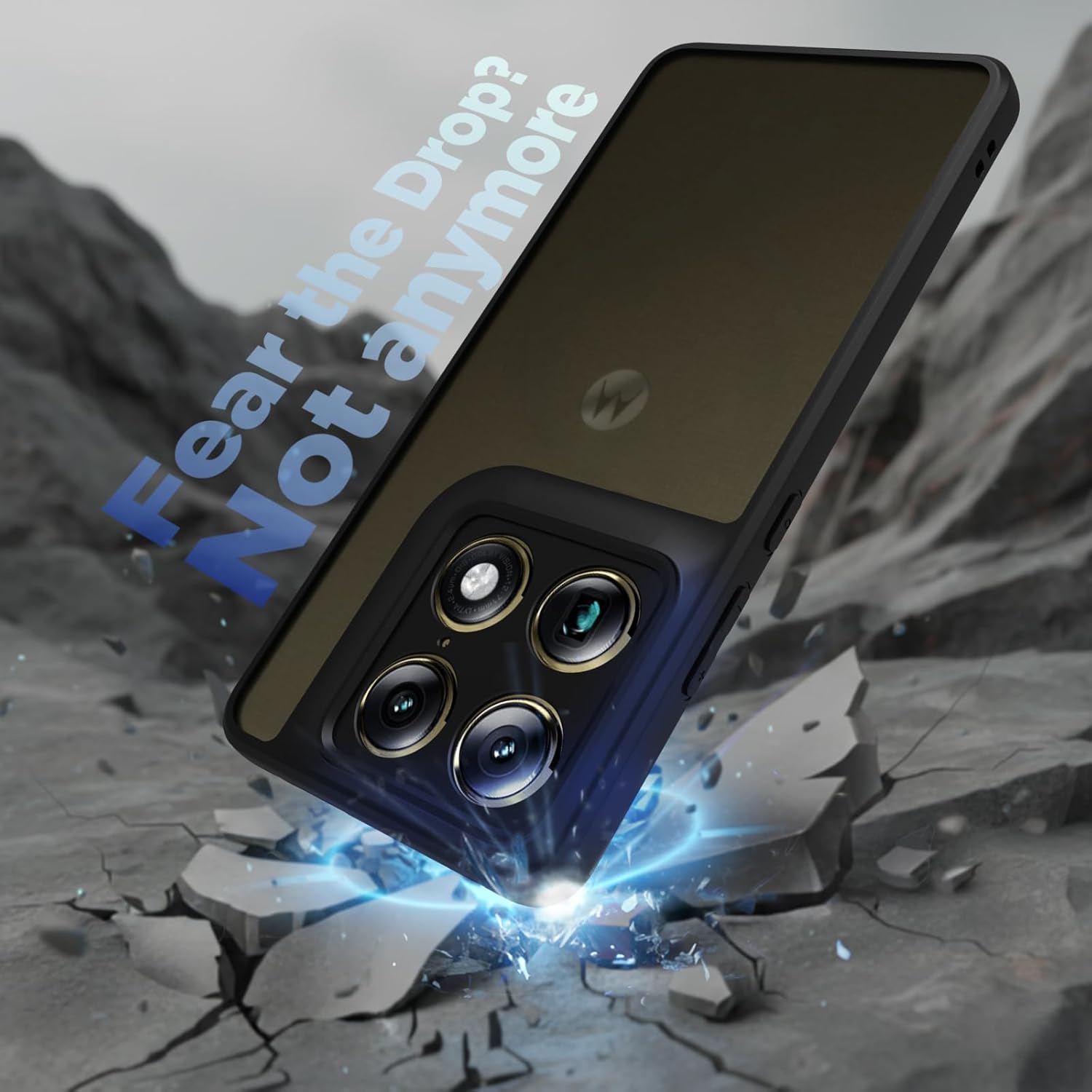 Motorola Signature Back Cover Case | Sleek Hybrid - Matte Black