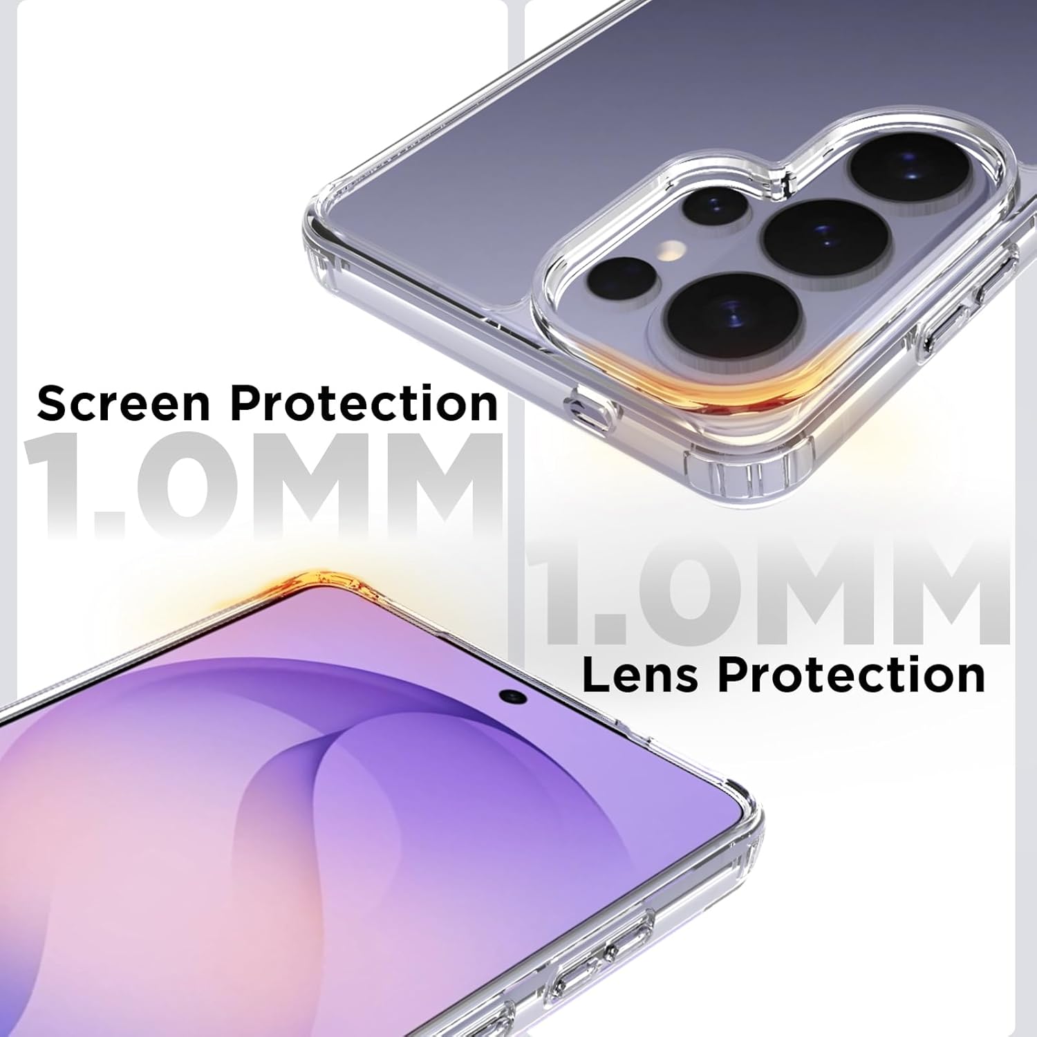 Samsung Galaxy S26 Ultra Back Cover Case | Clear Hybrid - Clear