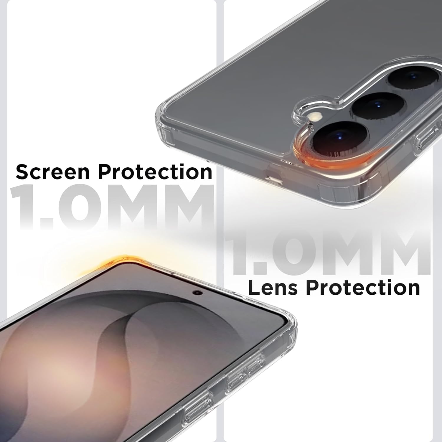 Samsung Galaxy S26 Plus Back Cover Case | Clear Hybrid - Clear