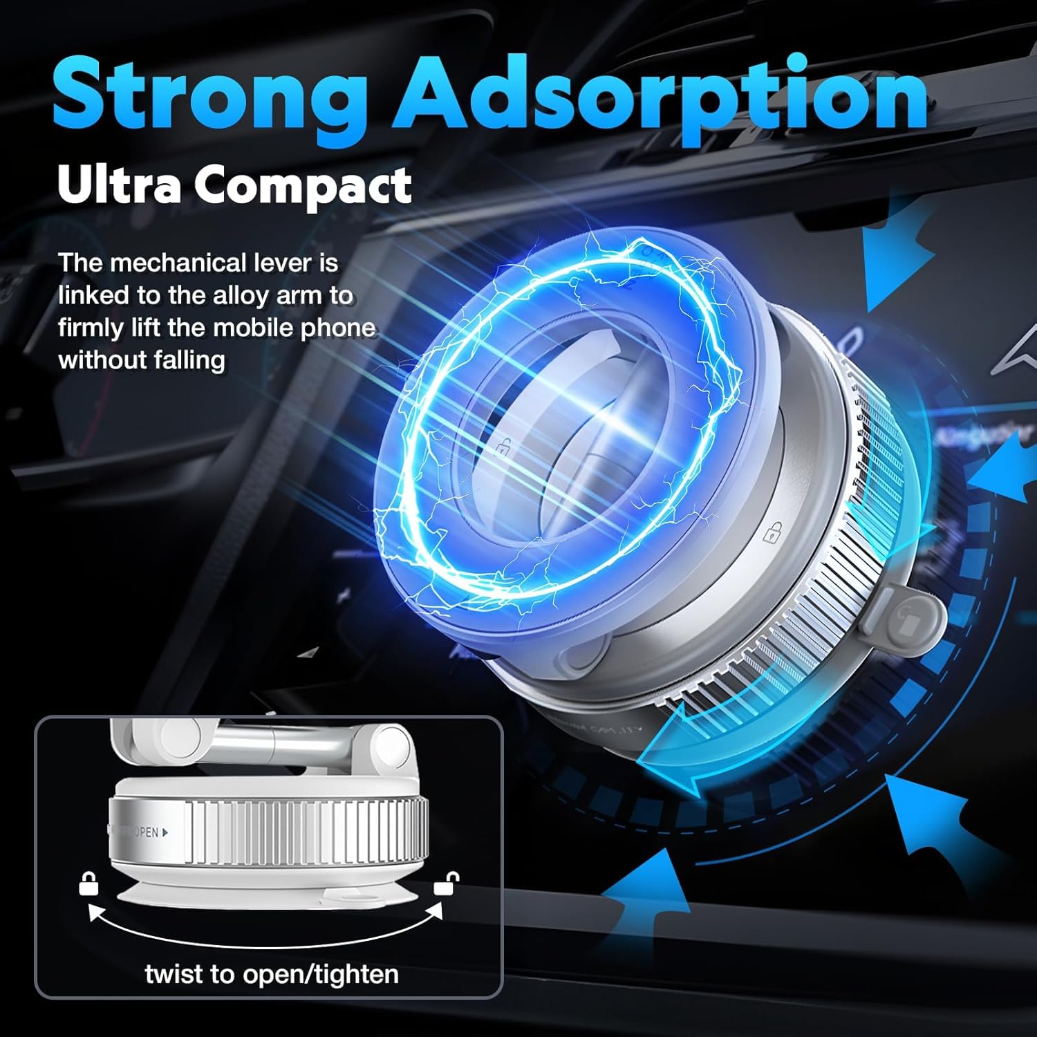 Magnetic Phone Mount | AstroMax - White
