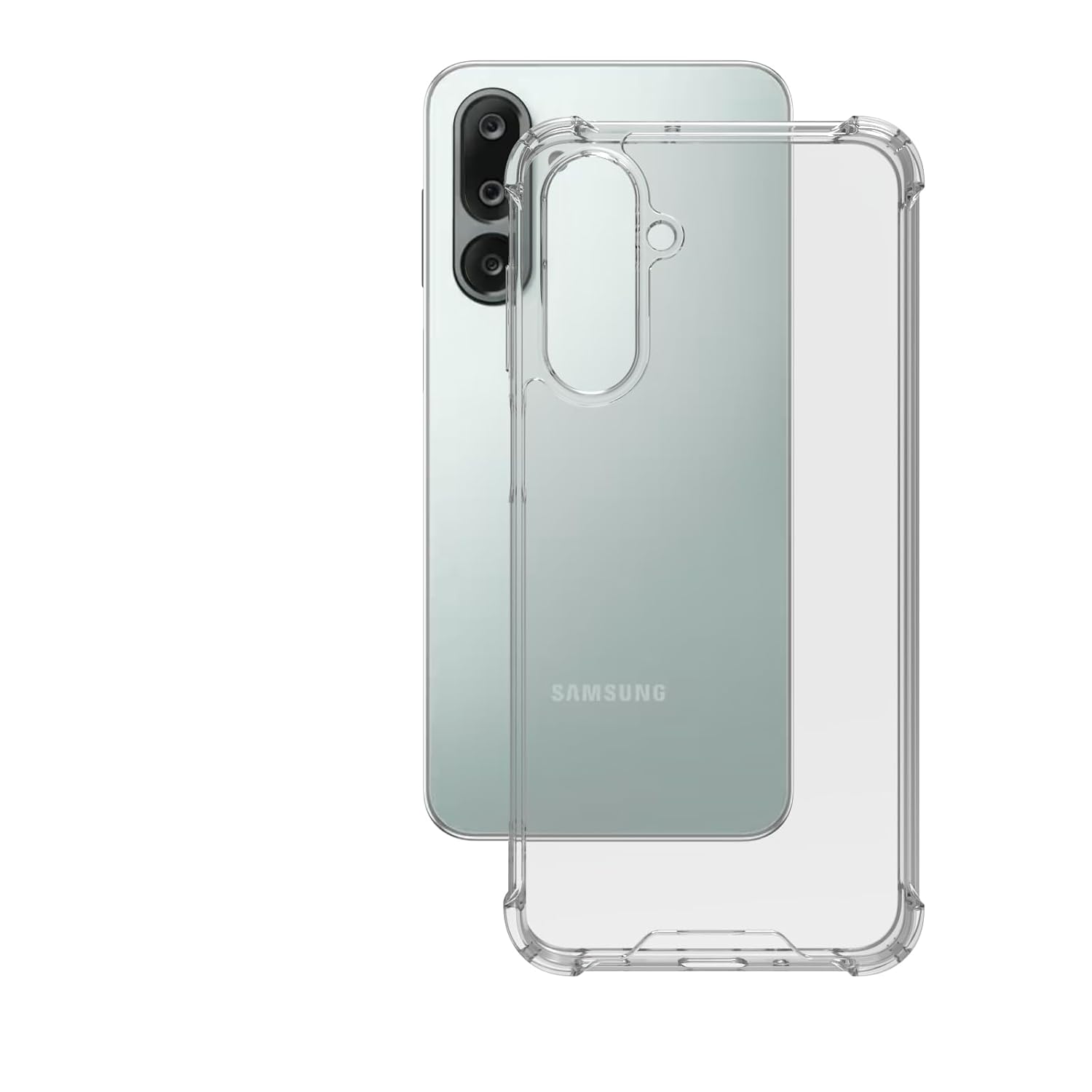 Samsung Galaxy M36 / Galaxy F36 Back Cover Case | Clear Hybrid - Clear