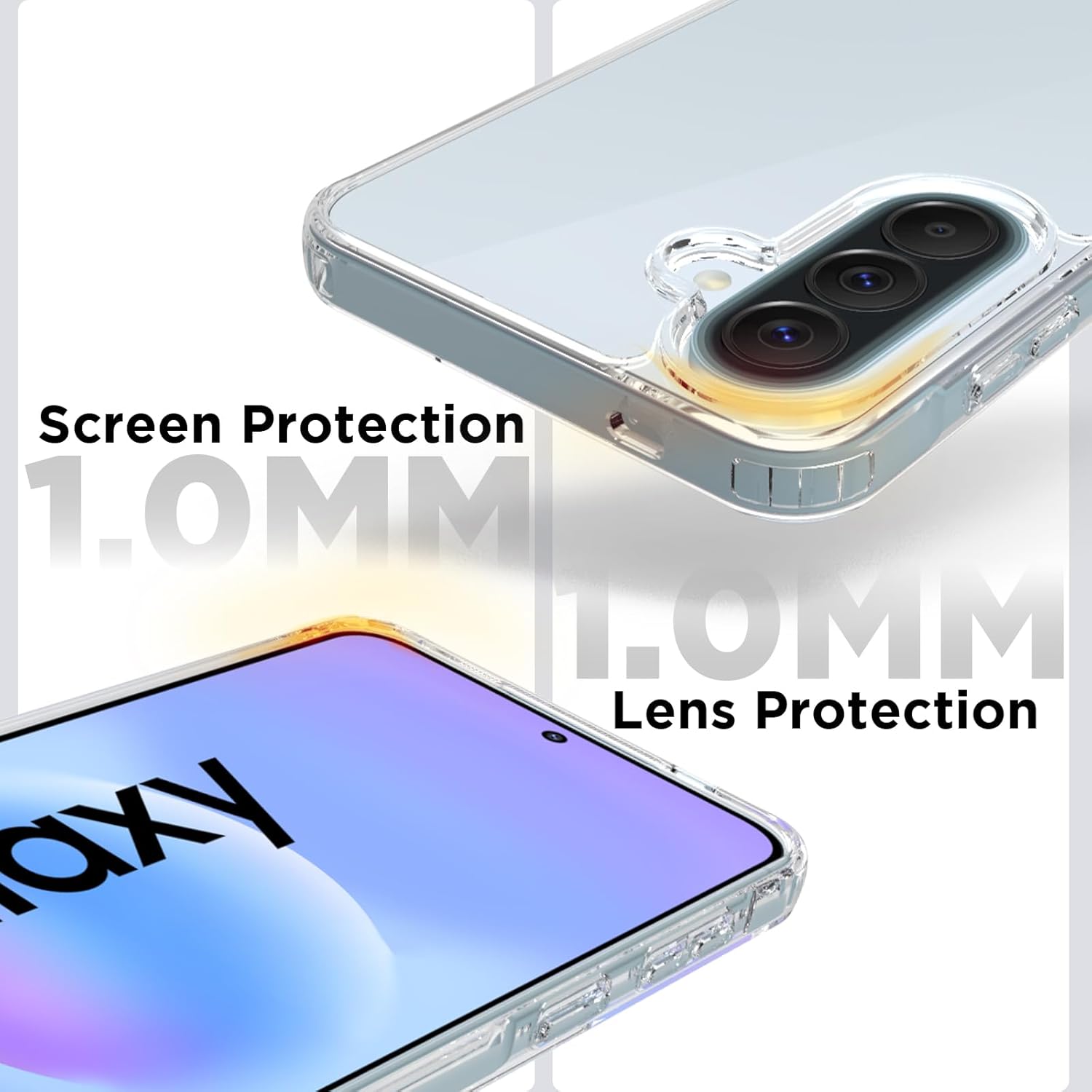 Samsung Galaxy A57 5G Back Cover Case | Clear Hybrid - Clear