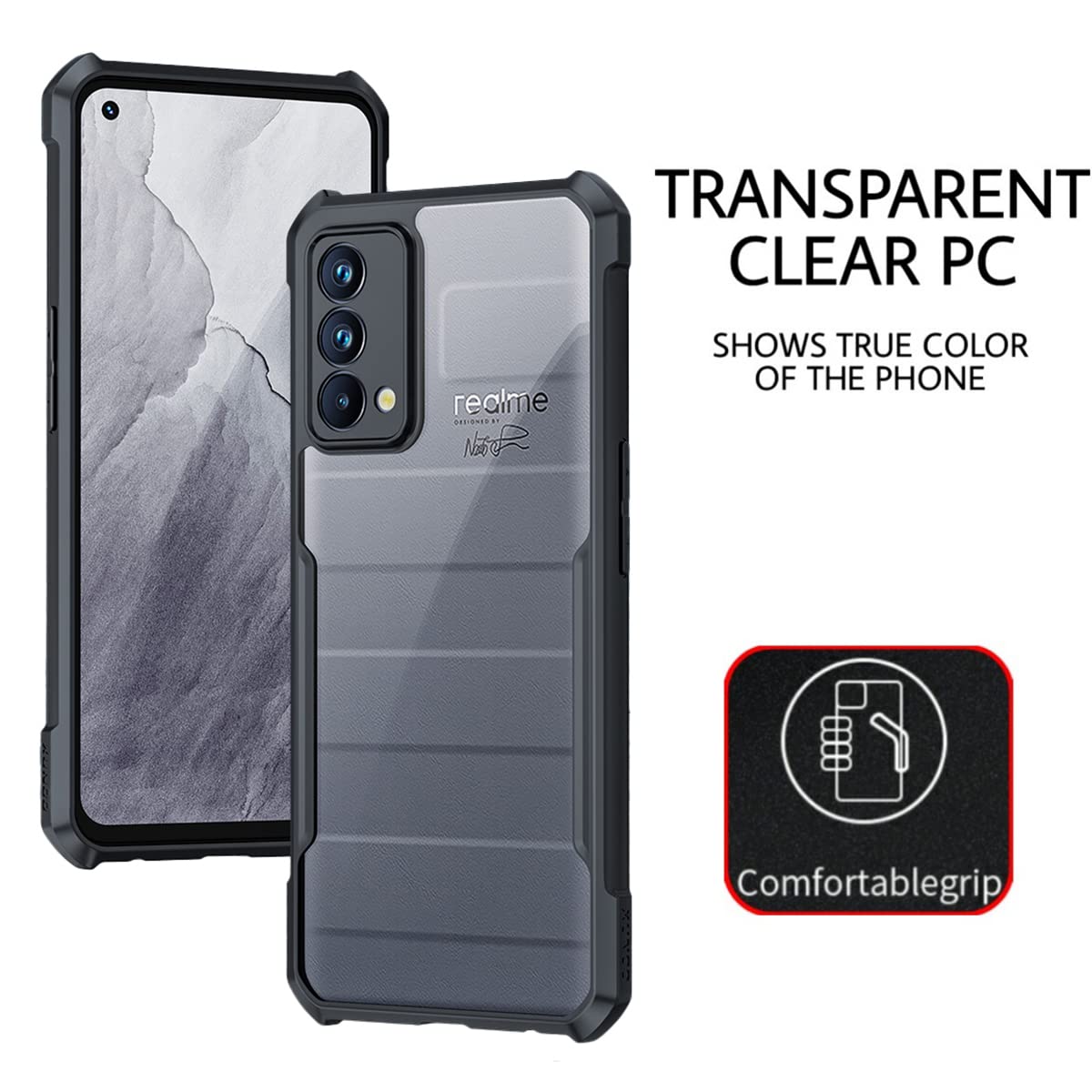 Realme 9 Pro Back Cover Case | Xundd - Black