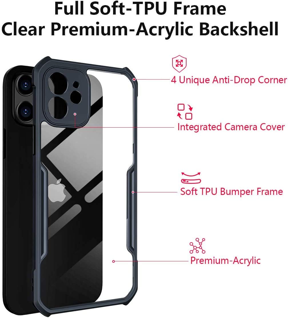 iPhone 12 Xundd Back Cover Case | Black