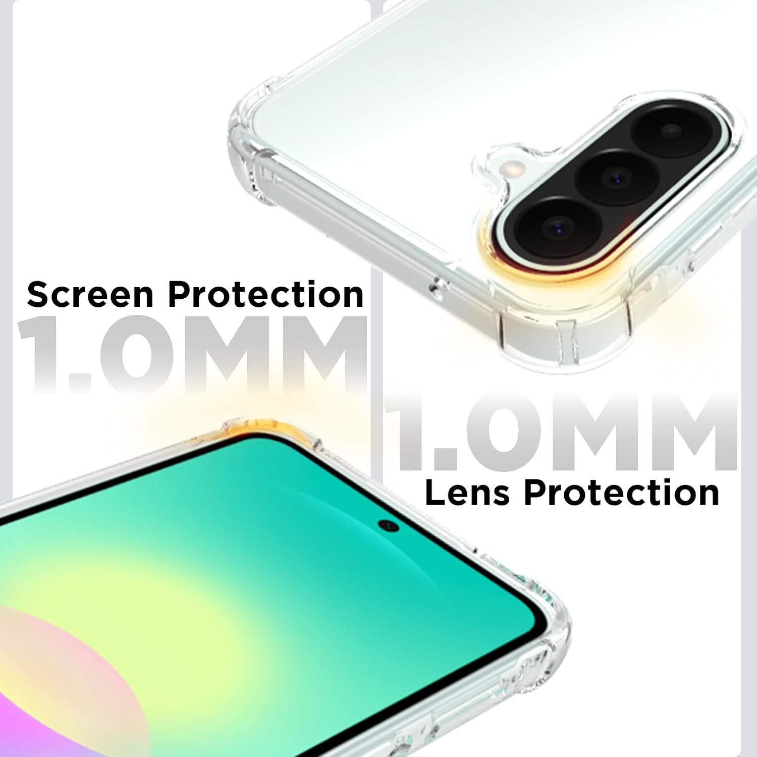 Samsung Galaxy A27 Back Cover Case | Clear Hybrid - Clear