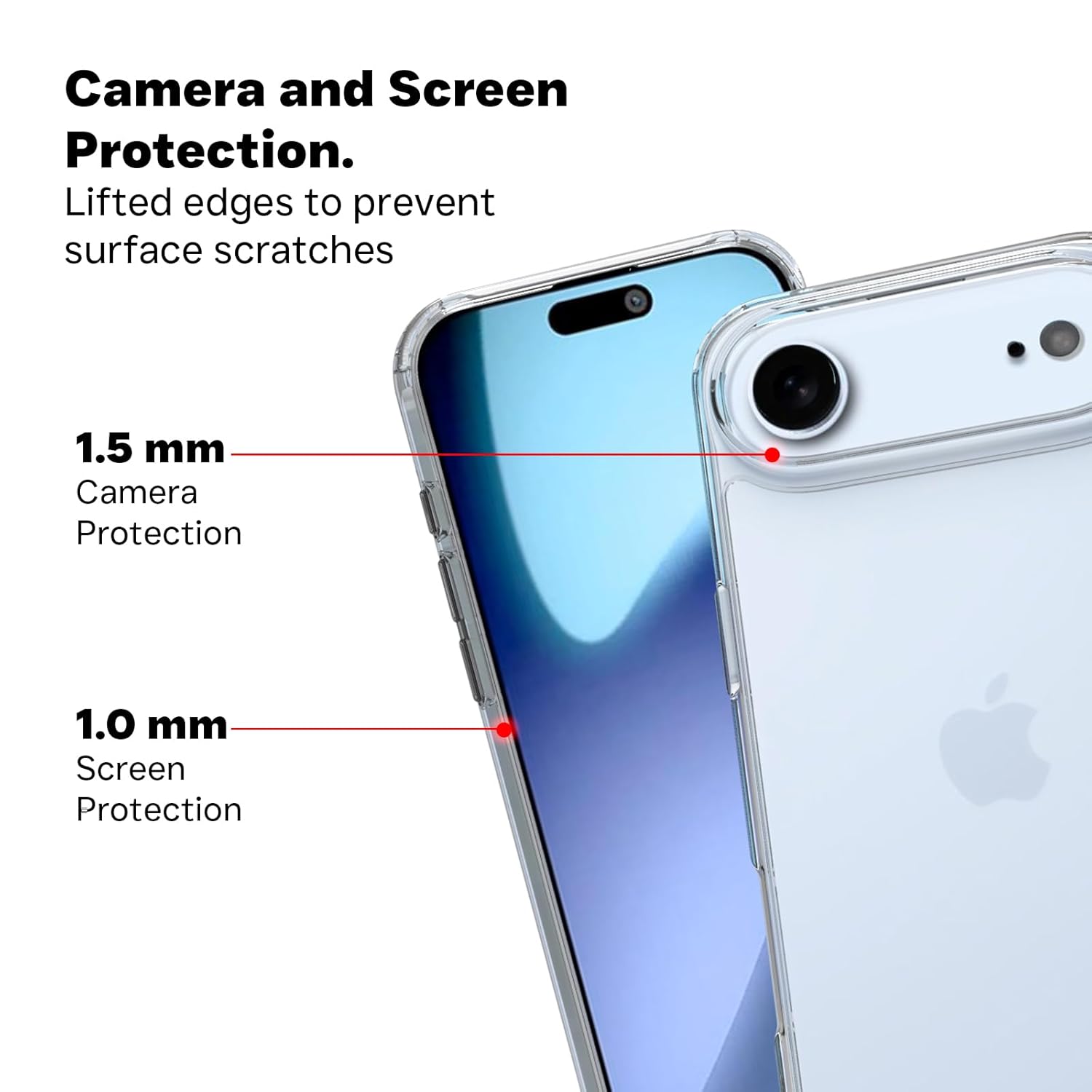 iPhone 17 Air Back Cover Case | Clear Hybrid - Clear