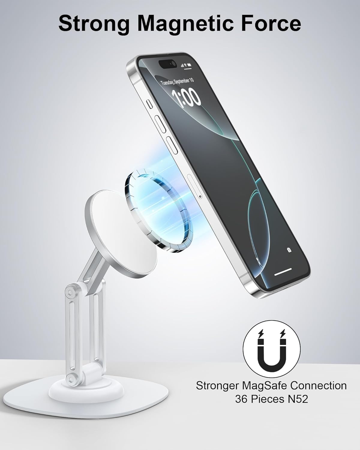 Magnetic Phone Stand | Phantom - White