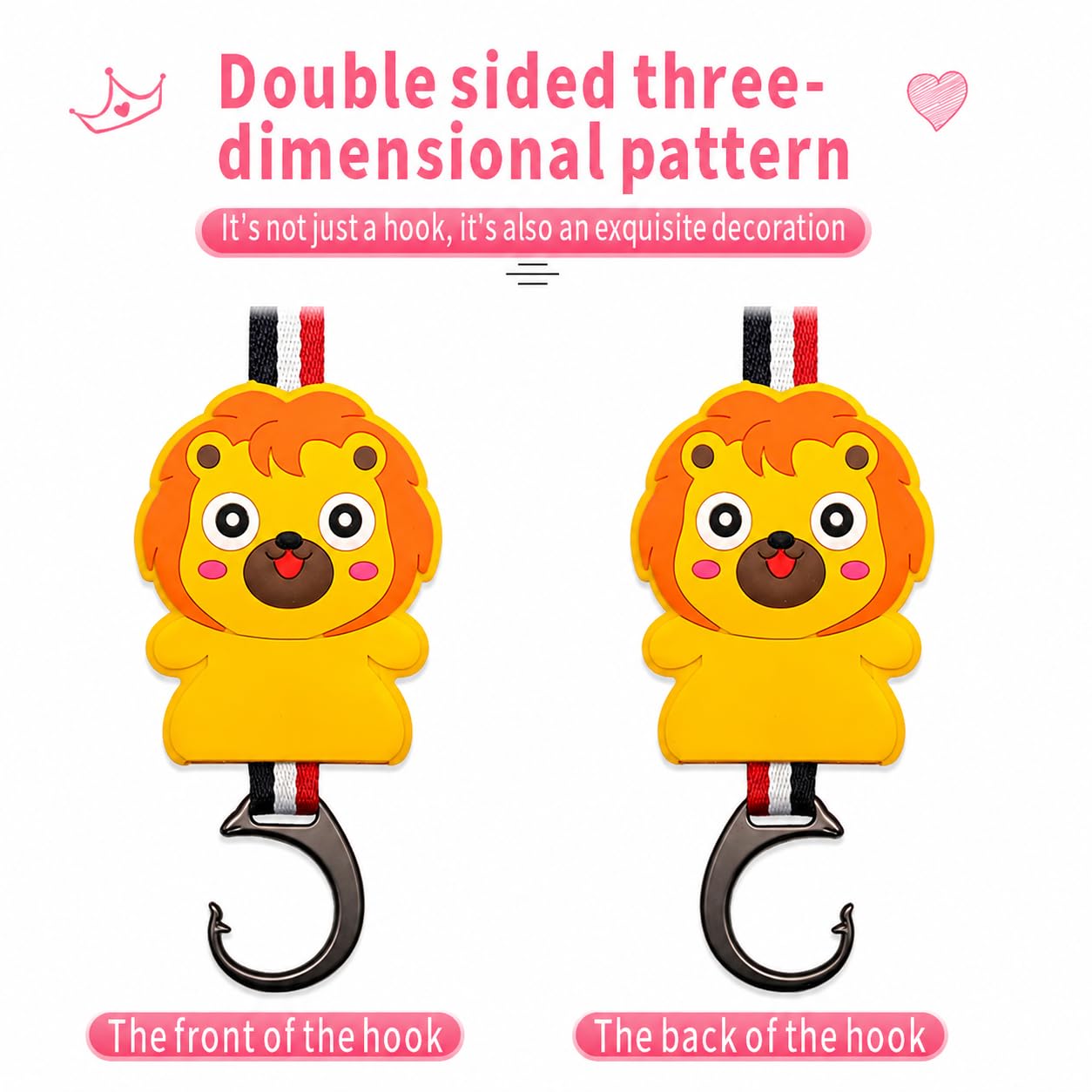 Car Headrest Hooks | Universal Back Seat Hanger for Bags & Accessories - Pack of 2