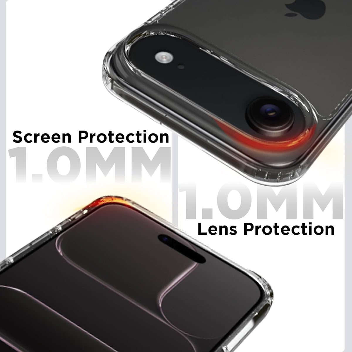 iPhone 17 Air Back Cover Case | Clear Hybrid - Clear