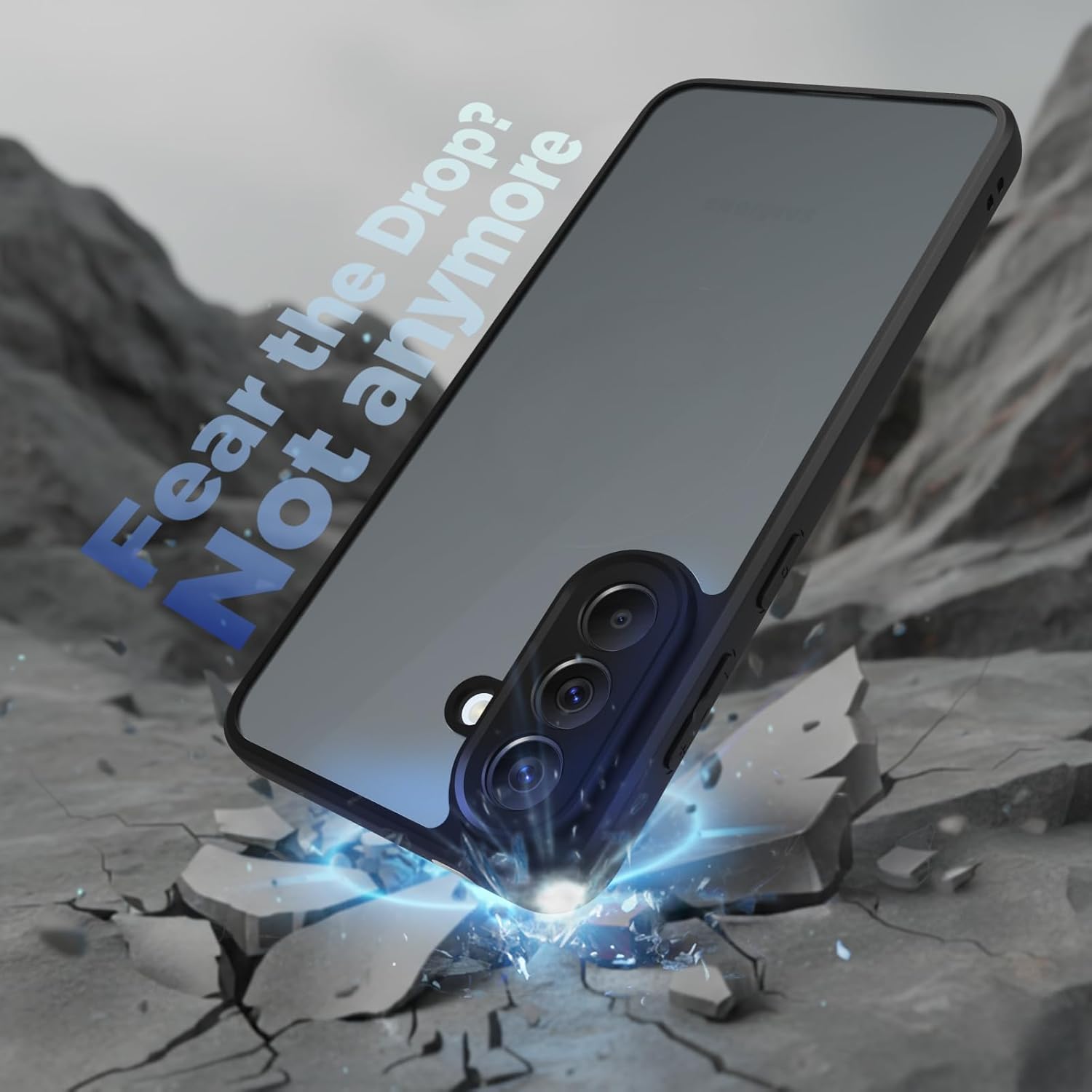 Samsung Galaxy A57 Back Cover Case | Sleek Hybrid - Matte Black