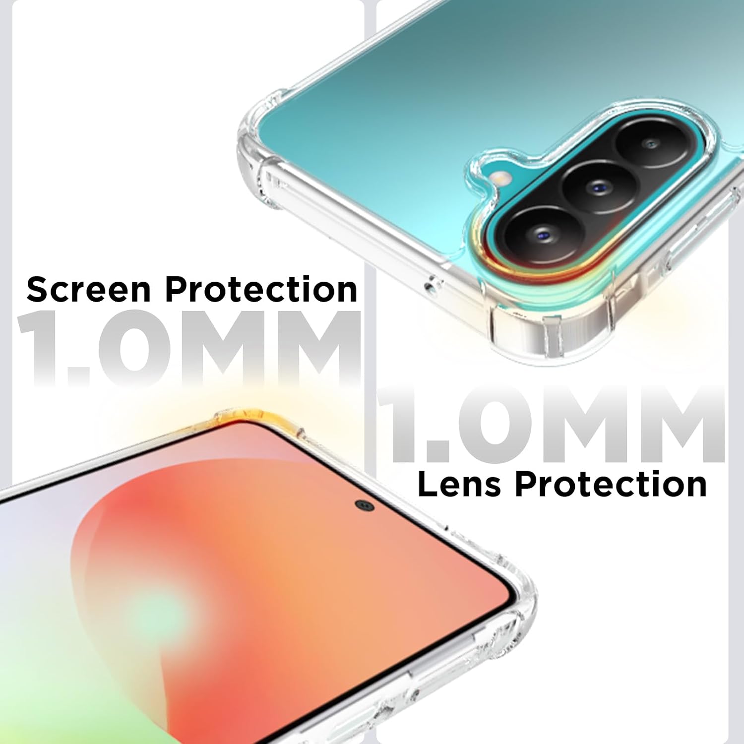 Samsung Galaxy M47 Back Cover Case | Clear Hybrid - Clear