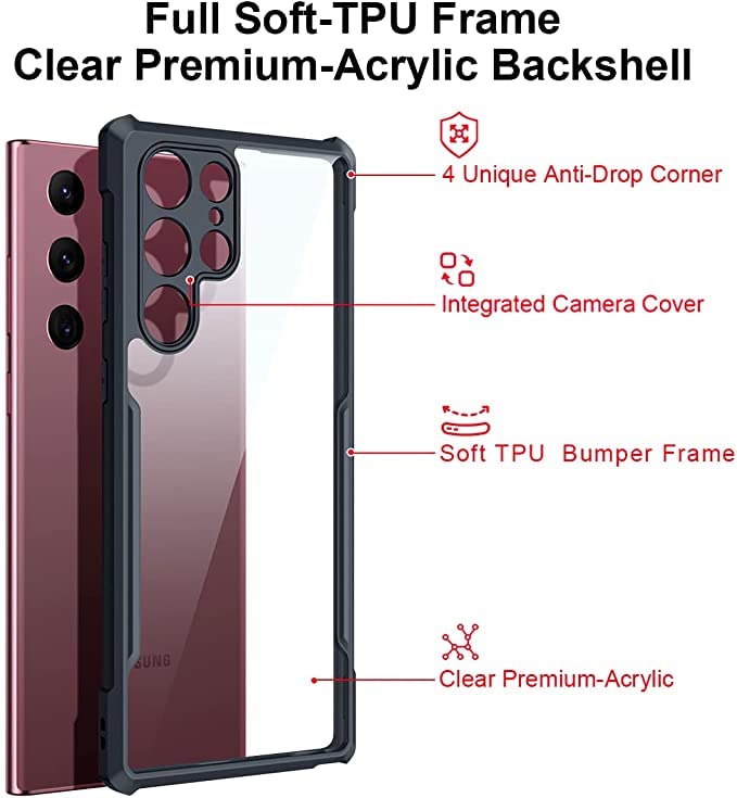 Samsung Galaxy S22 Ultra Back Cover Case |  Xund - Black