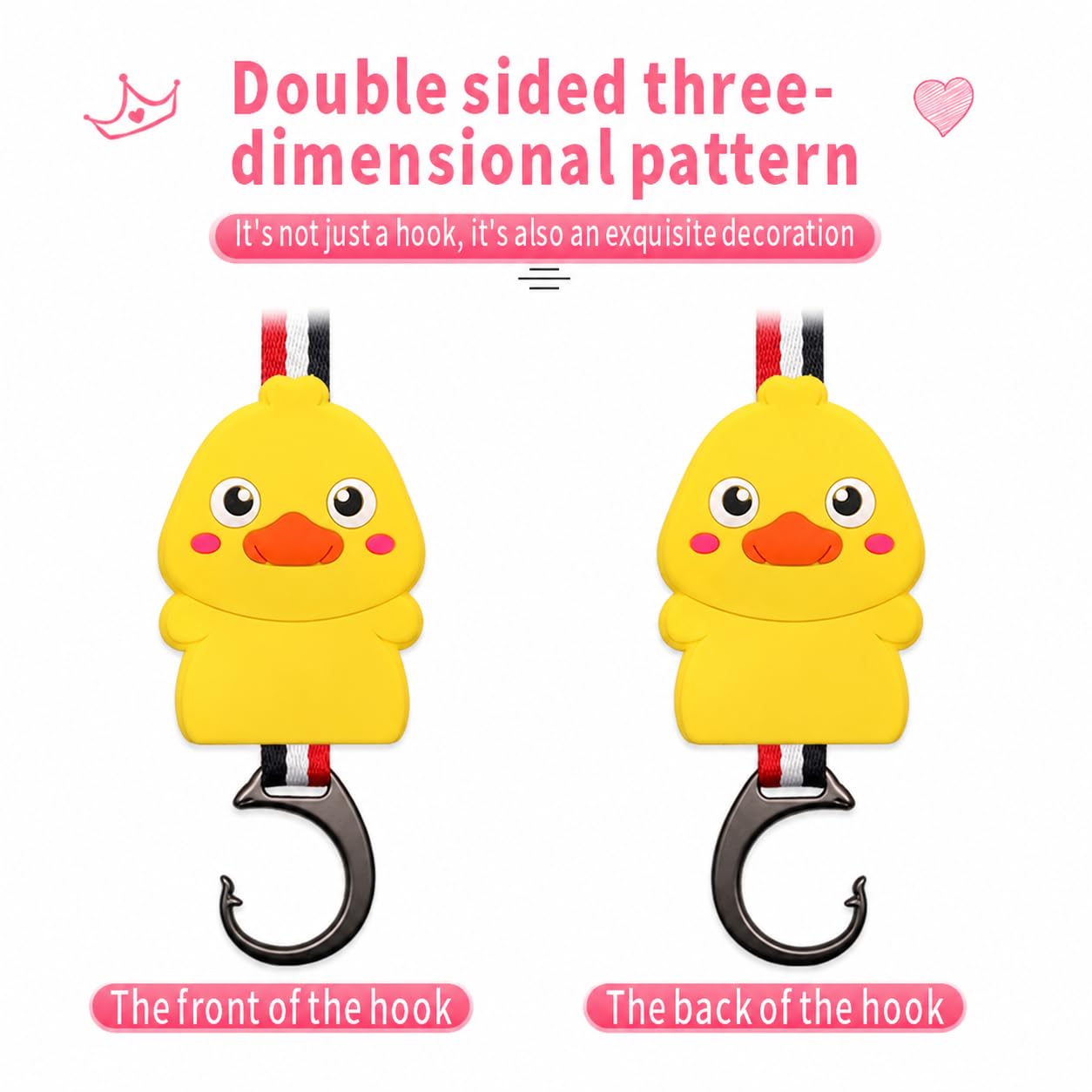 Car Headrest Hooks | Universal Back Seat Hanger for Bags & Accessories - Pack of 2