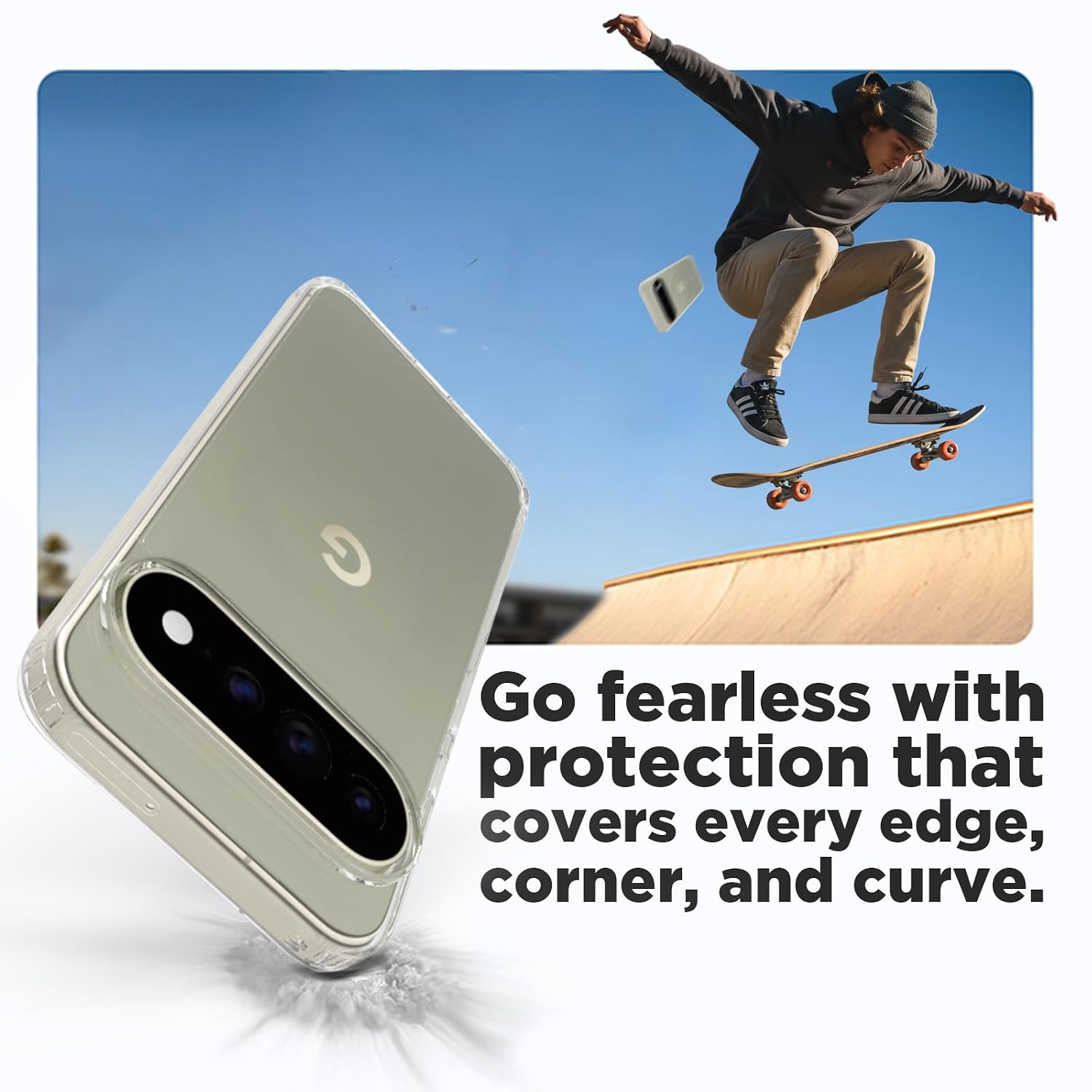 Google Pixel 11 Pro XL Back Cover Case | Clear Hybrid - Clear