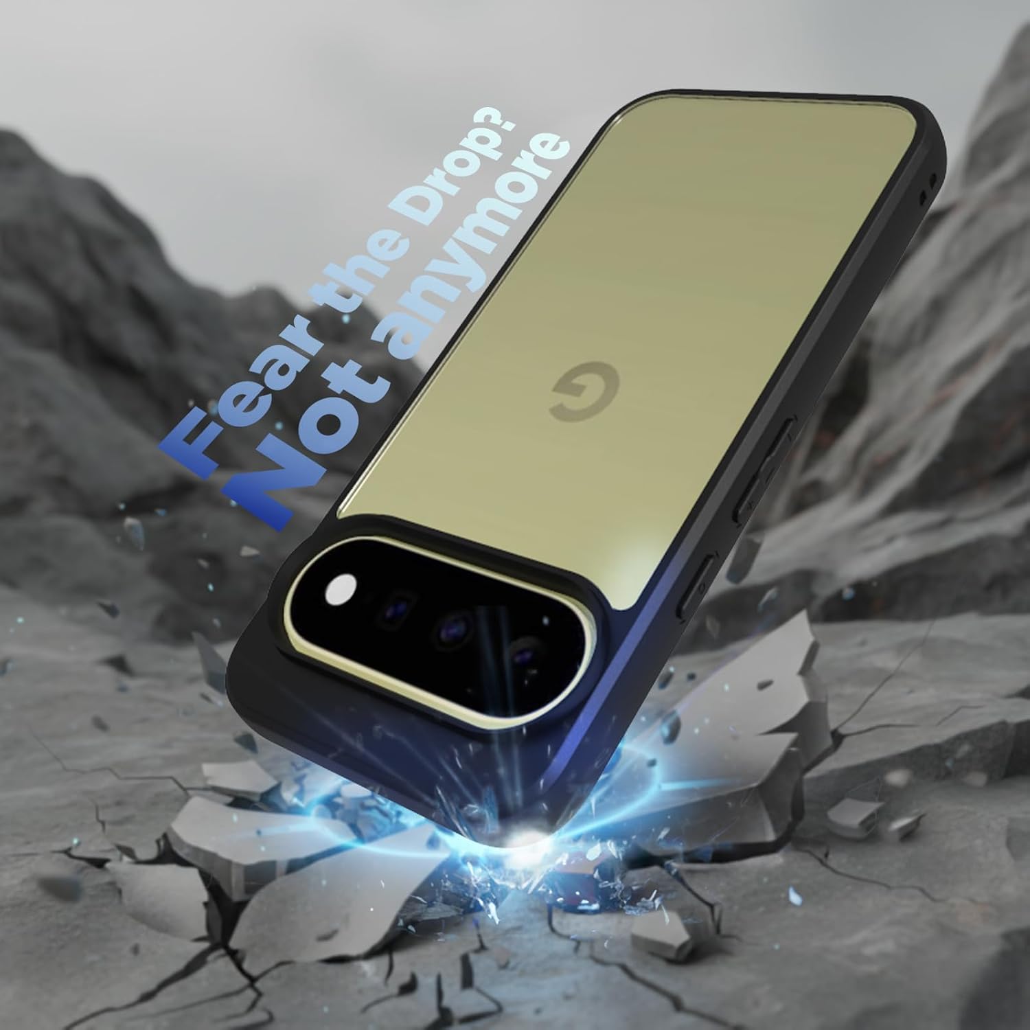 Google Pixel 11 / Pixel 11 Pro Back Cover Case | Sleek Hybrid - Clear Black