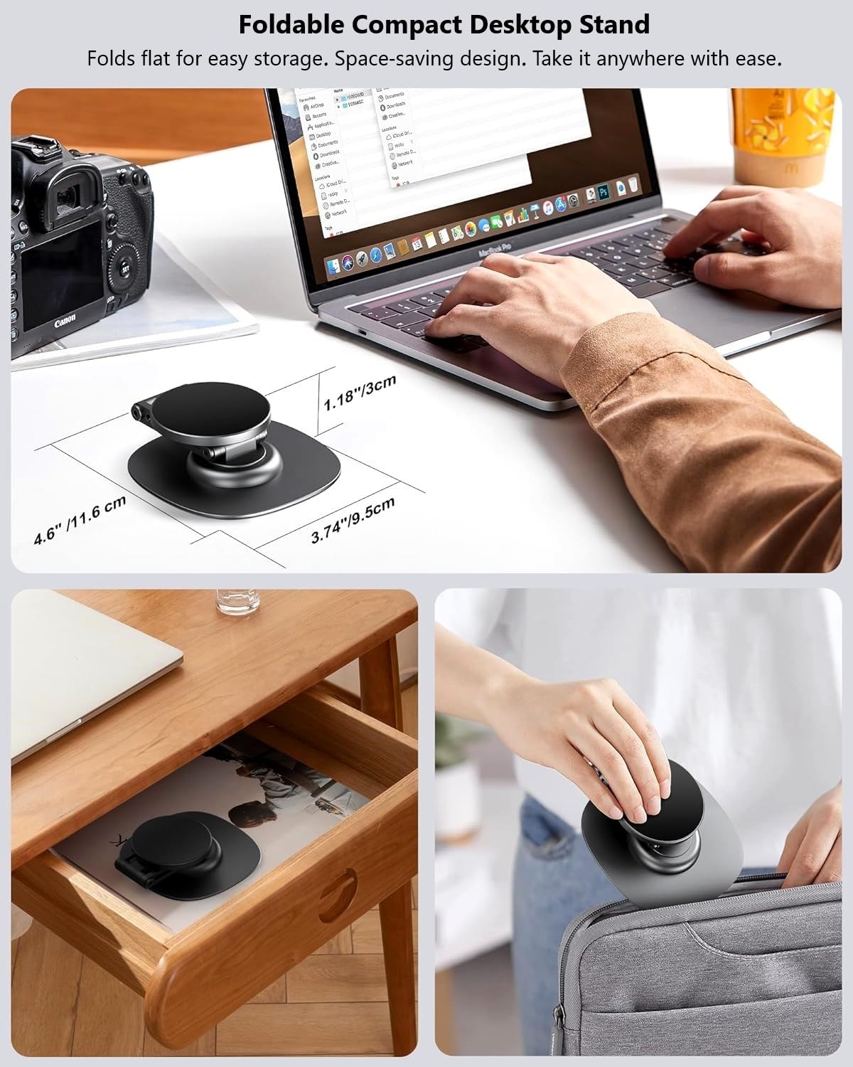 Magnetic Phone Stand | Phantom - Black