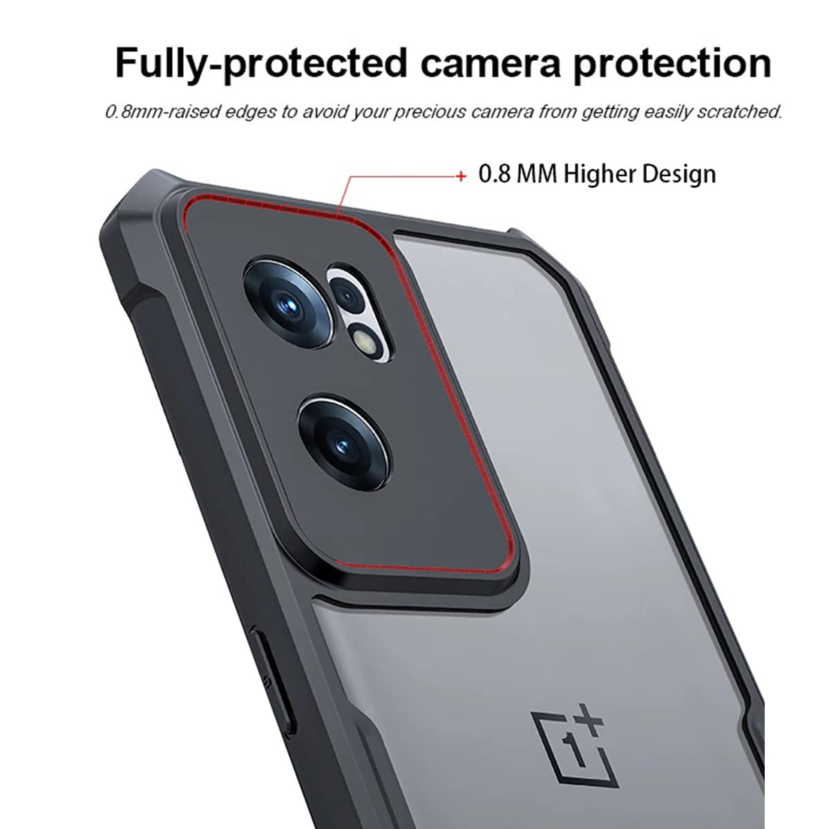 OnePlus Nord CE 2 5G Back Cover Case | Xundd Armor - Clear Transparent
