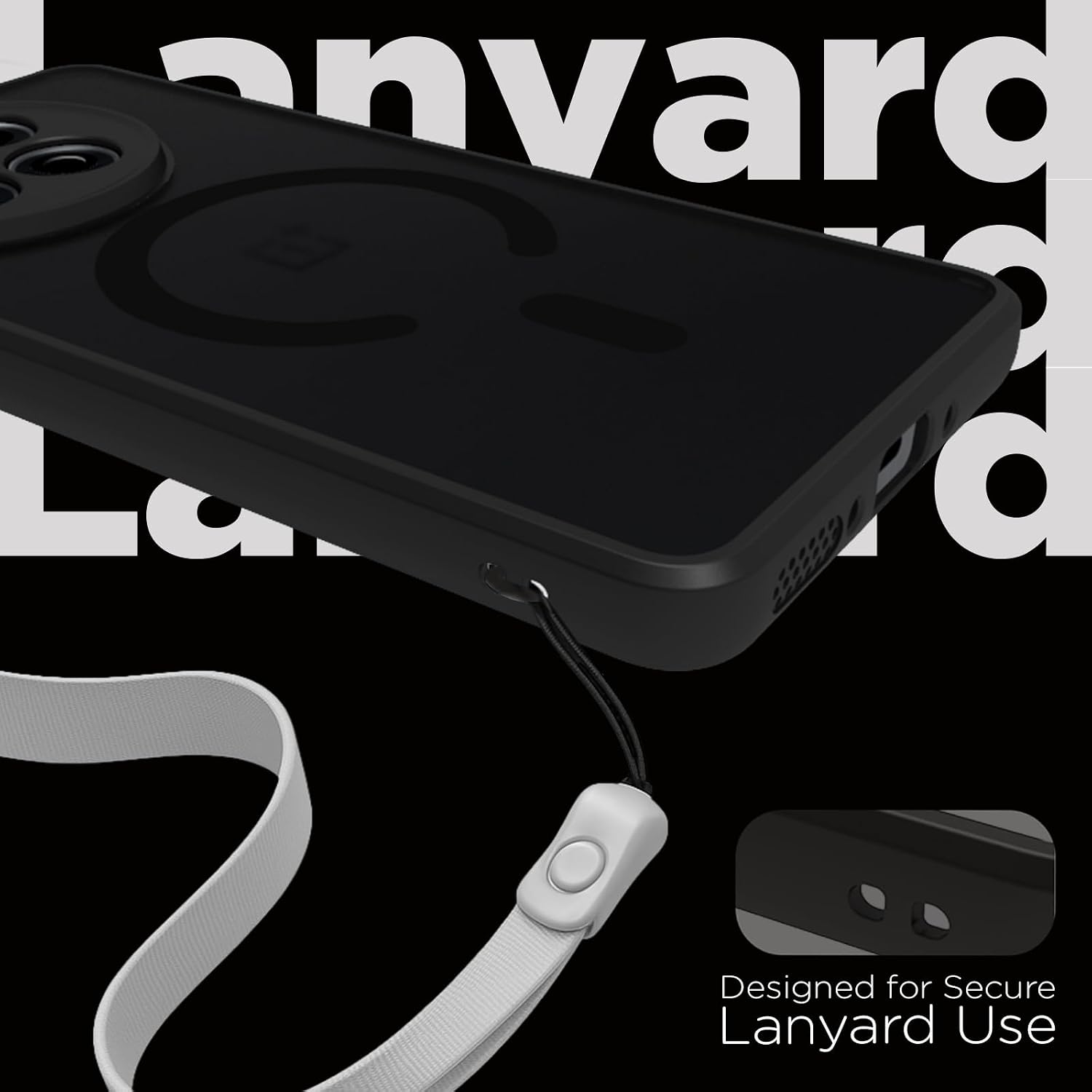 OnePlus 13R 5G Back Cover Case | Sleek Hybrid - Matte Black Magnetic