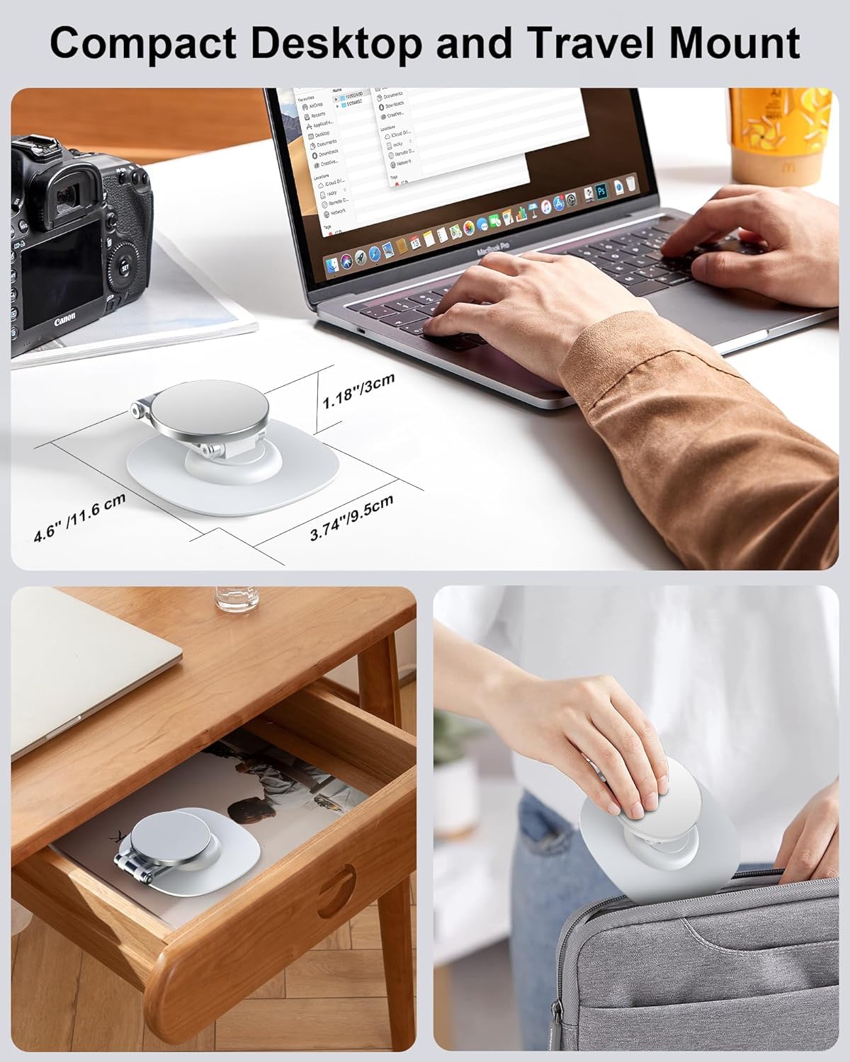 Magnetic Phone Stand | Phantom - White