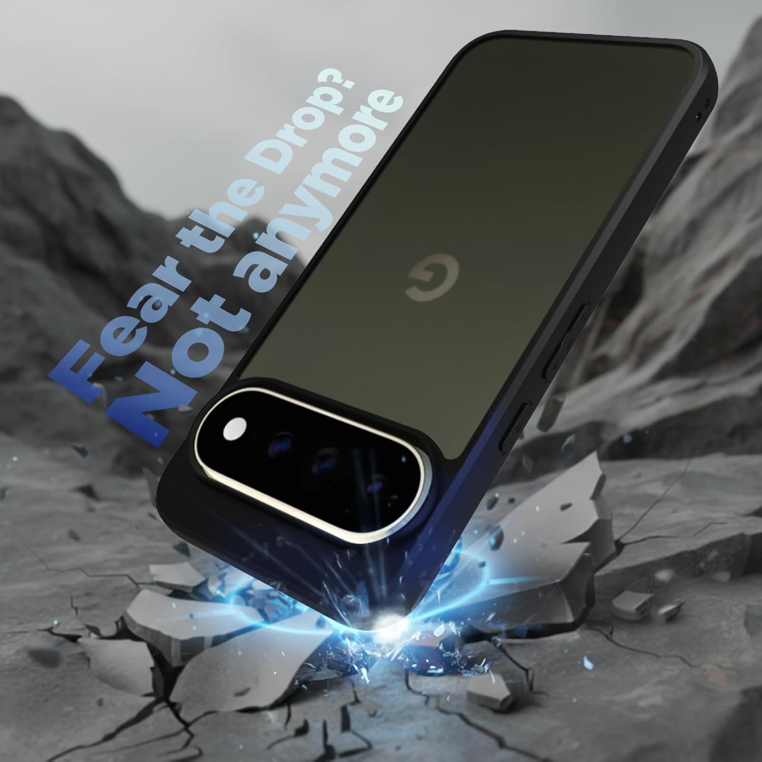 Google Pixel 11 Pro XL Back Cover Case | Sleek Hybrid - Matte Black