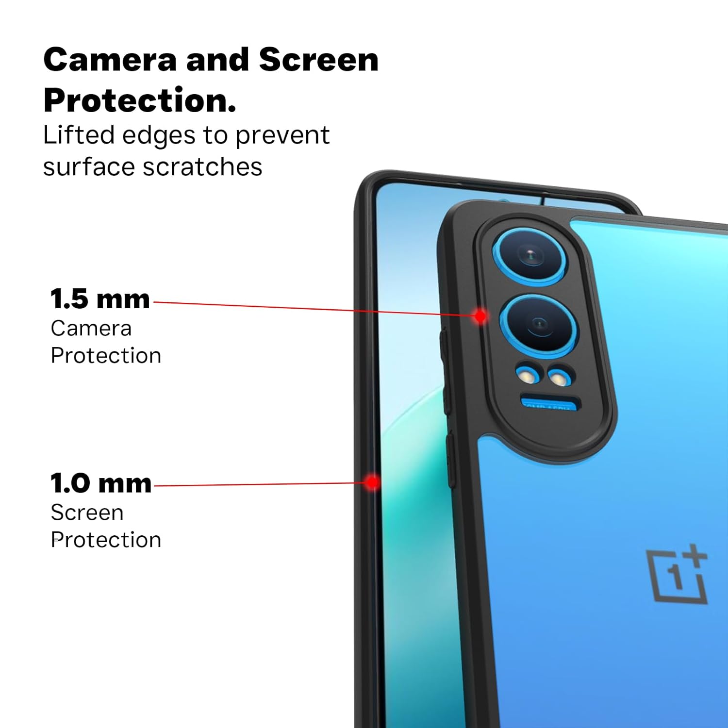 OnePlus Nord CE 4 Lite 5G Back Cover Case | Sleek Hybrid - Clear