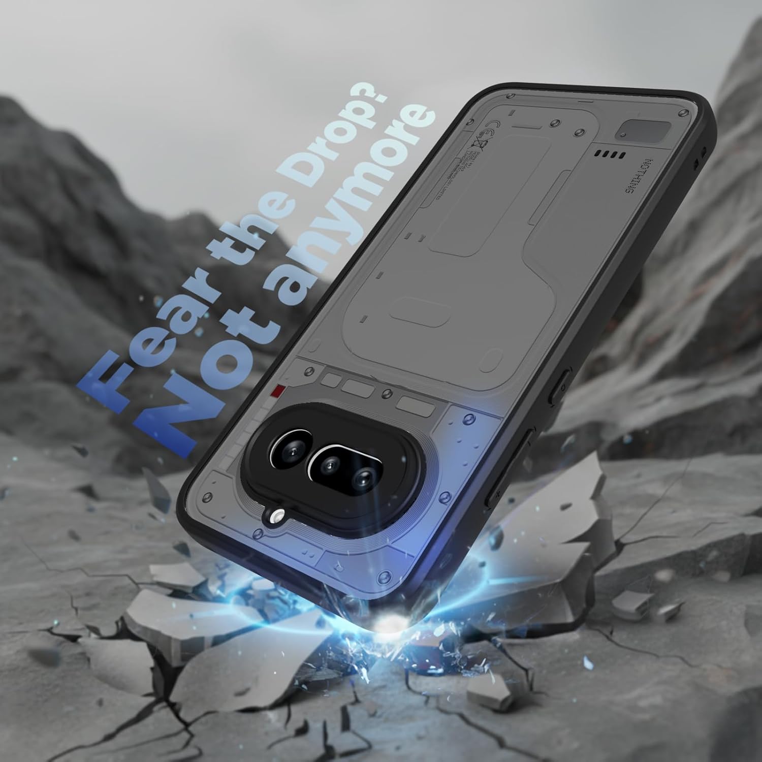 Nothing Phone 4a 5G Back Cover Case | Sleek Hybrid - Matte Black