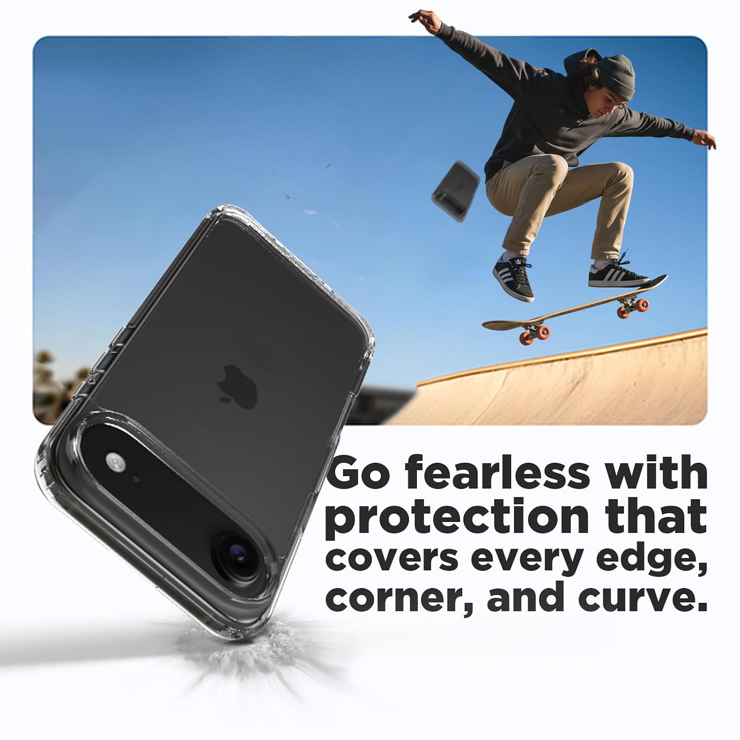 iPhone 17 Air Back Cover Case | Clear Hybrid - Clear