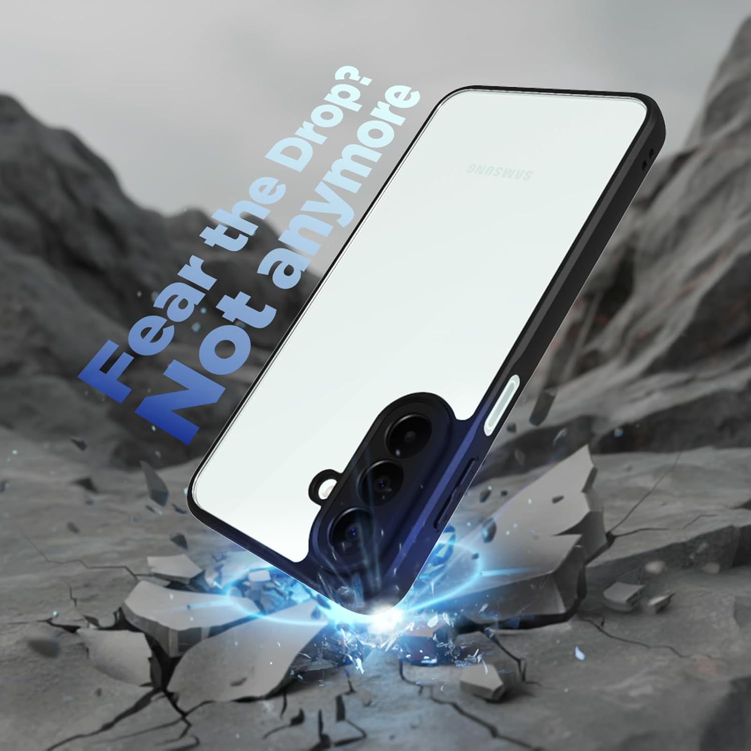 Samsung Galaxy A27 Back Cover Case | Sleek Hybrid - Clear Black