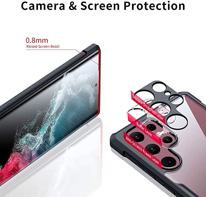 Samsung Galaxy S22 Ultra Back Cover Case |  Xund - Black