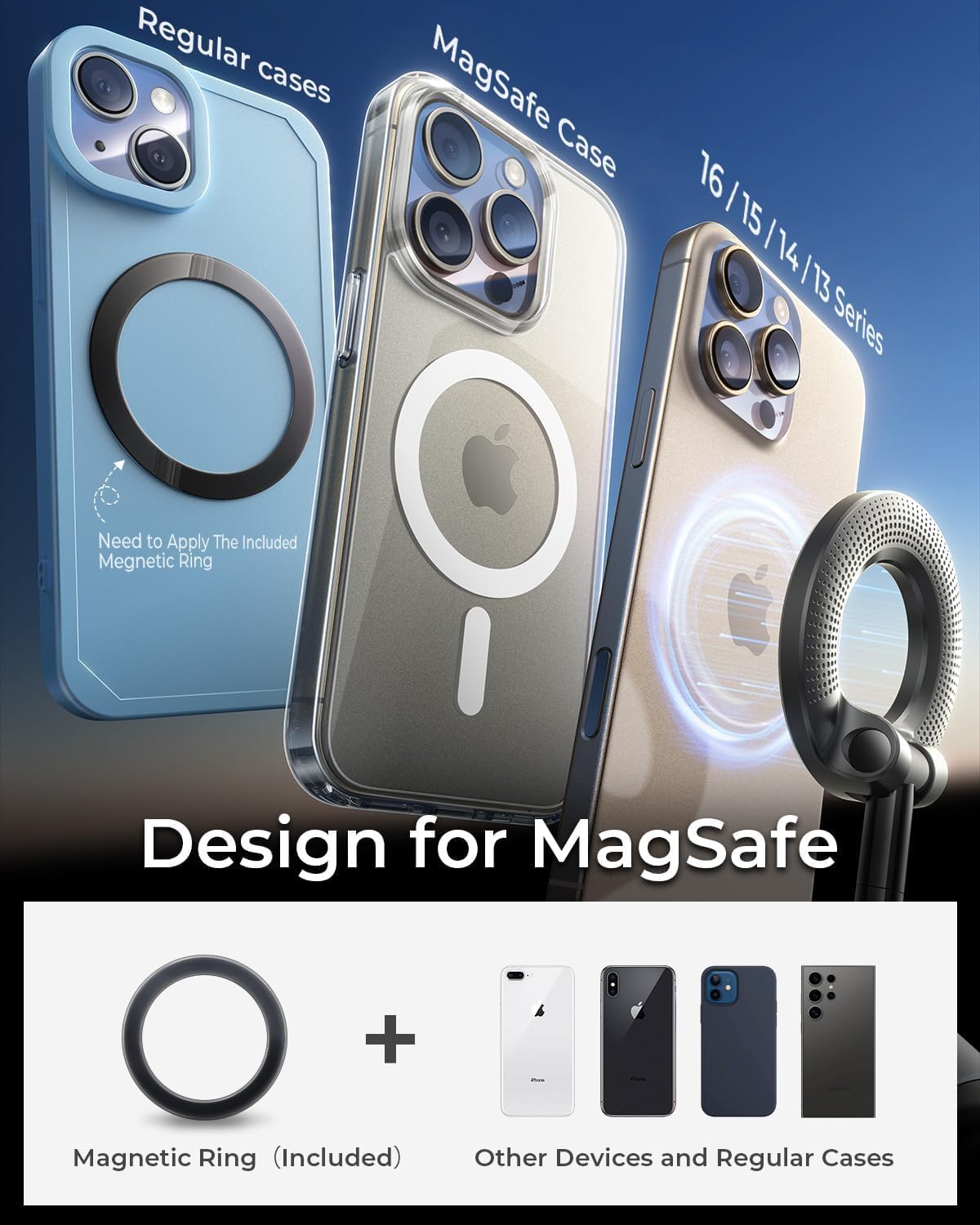 Magnetic Phone Holder | AstroMax - Black