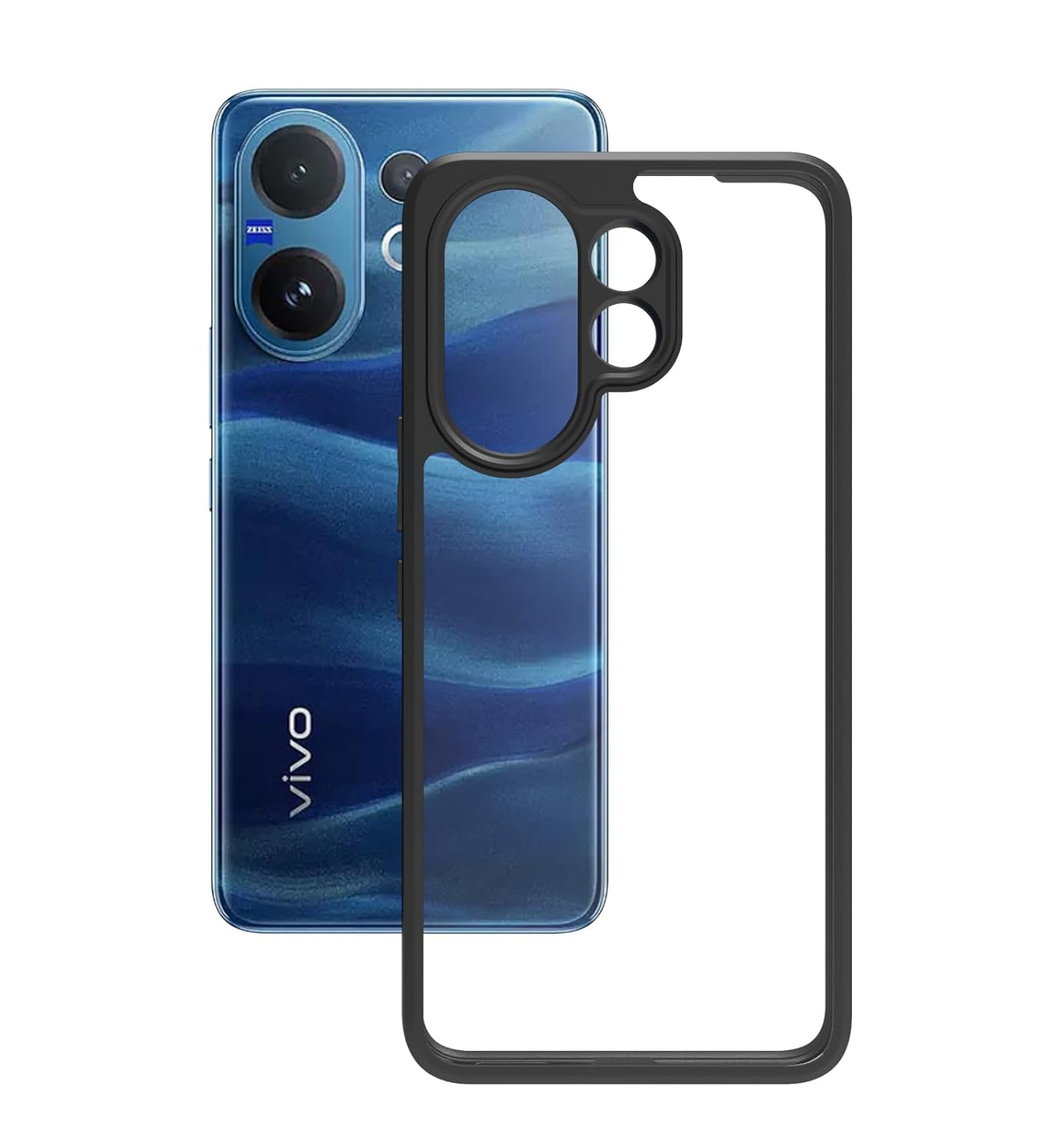 Vivo V60 / T4 Pro / V60e 5G Back Cover Case | Sleek Hybrid - Transparent