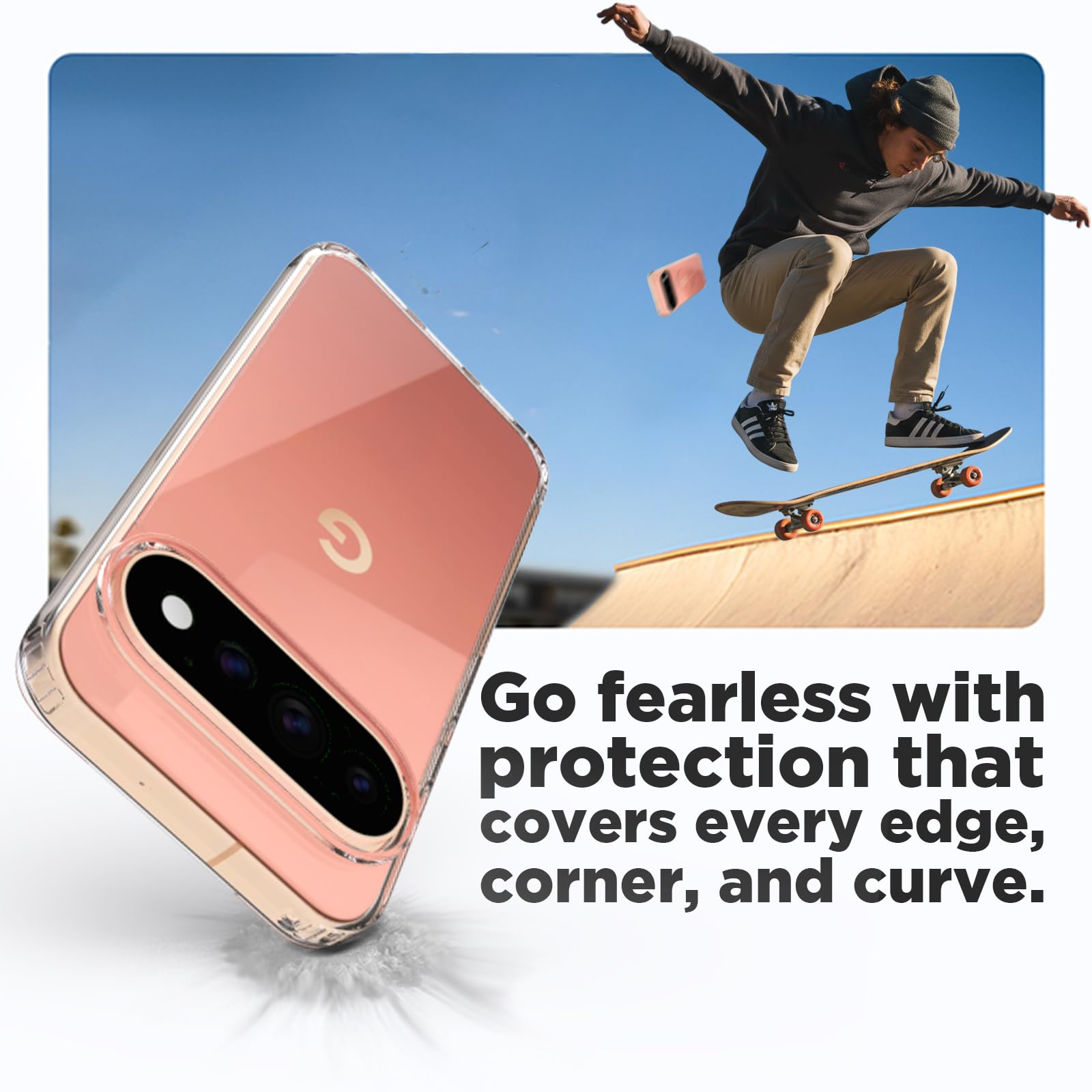 Google Pixel 11 / Pixel 11 Pro Back Cover Case | Clear Hybrid - Clear