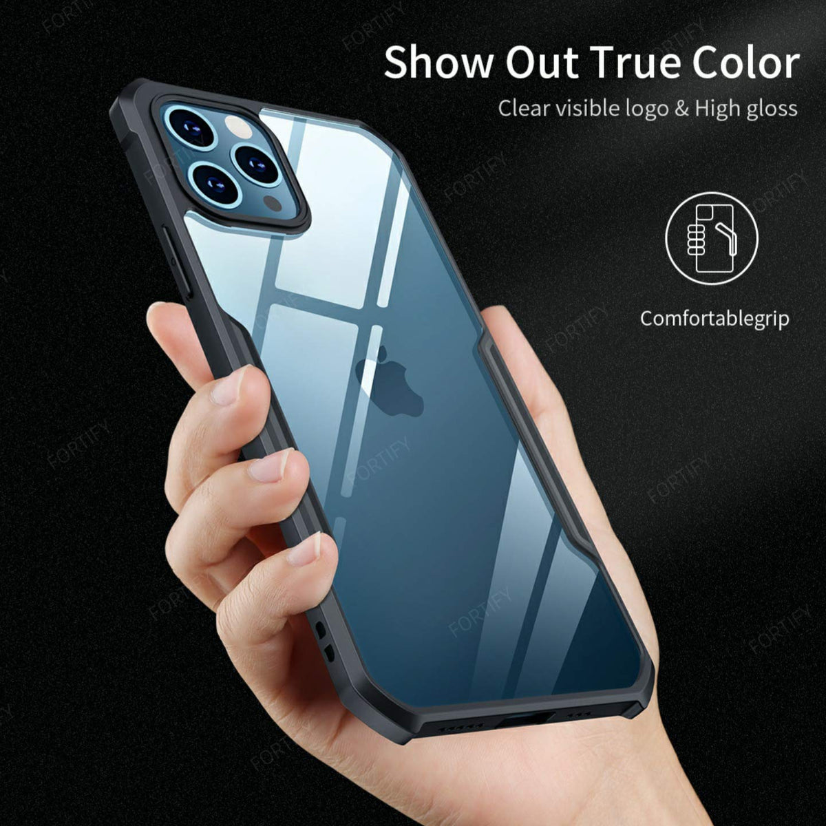 iPhone 12 Mini Back Cover Case | Xundd - Black