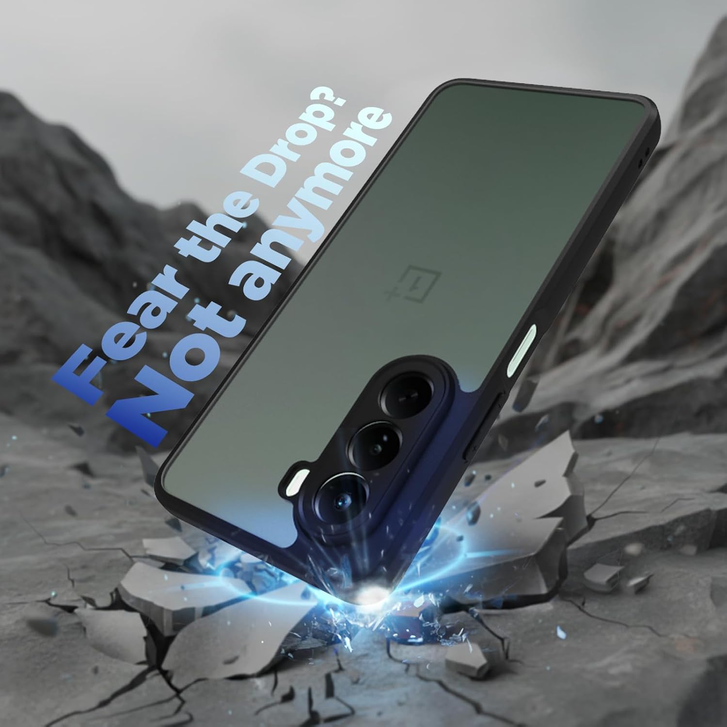 OnePlus Nord CE6 Lite 5G Back Cover Case | Sleek Hybrid - Matte Black