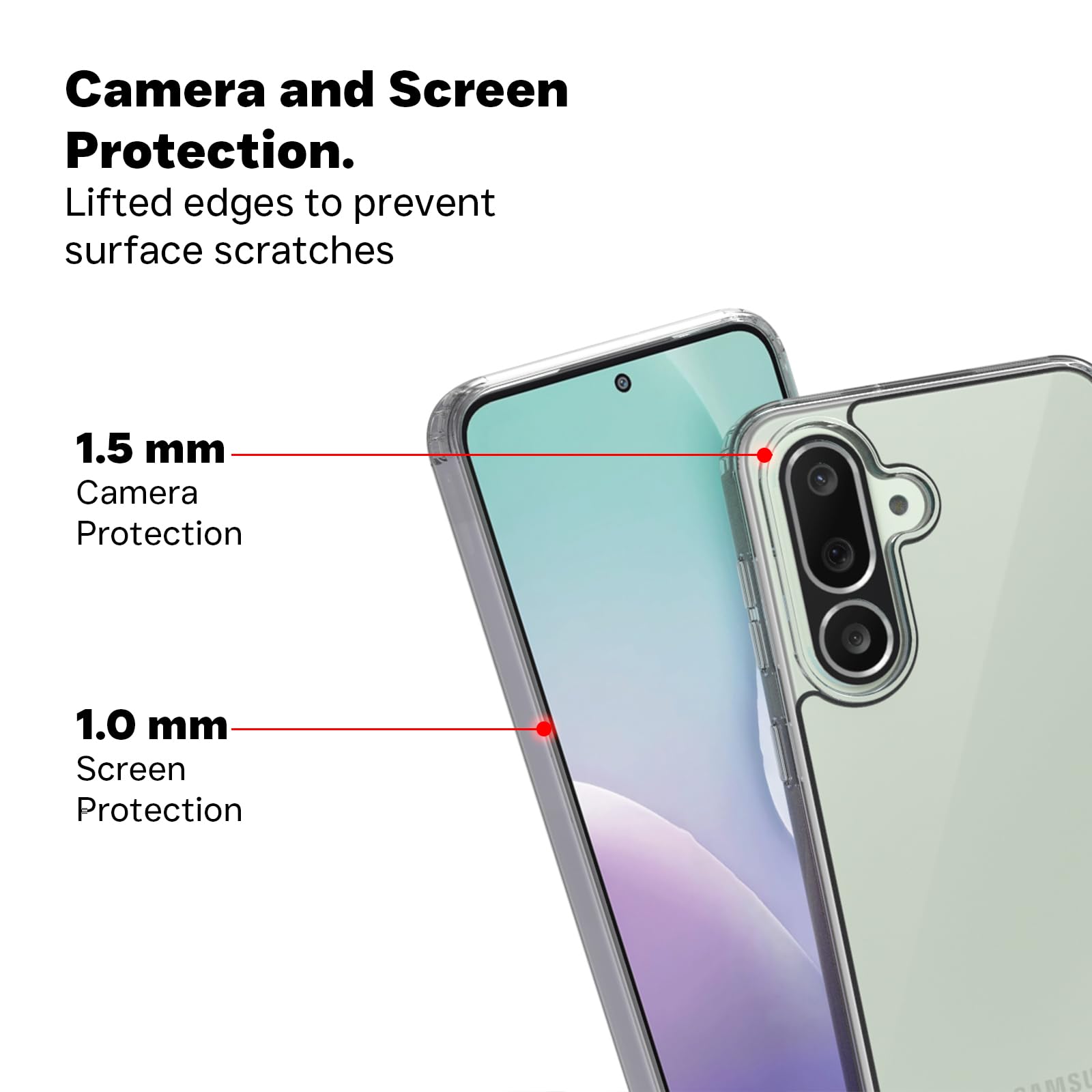 Samsung Galaxy M56 5G / F56 5G Back Cover Case | Clear Hybrid - Clear