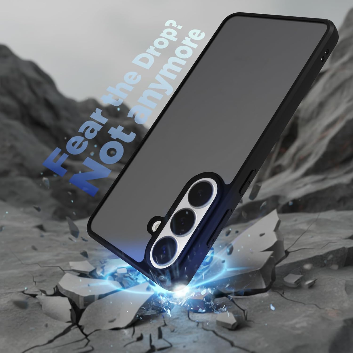 Samsung Galaxy S26 Plus Back Cover Case | Sleek Hybrid - Matte Black