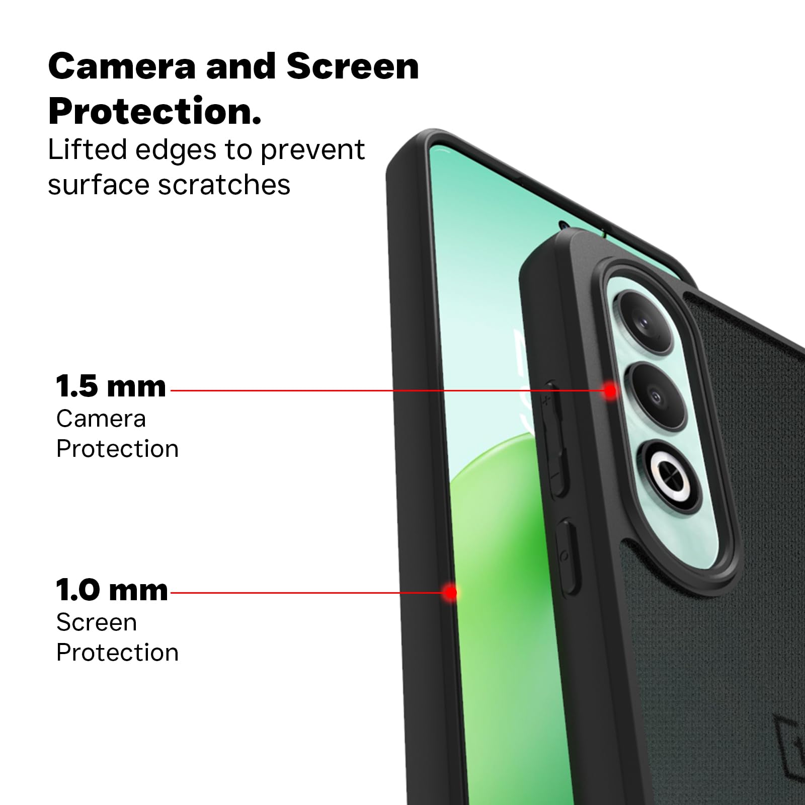 OnePlus Nord CE 4 5G Back Cover Case | Sleek Hybrid - Matte Black