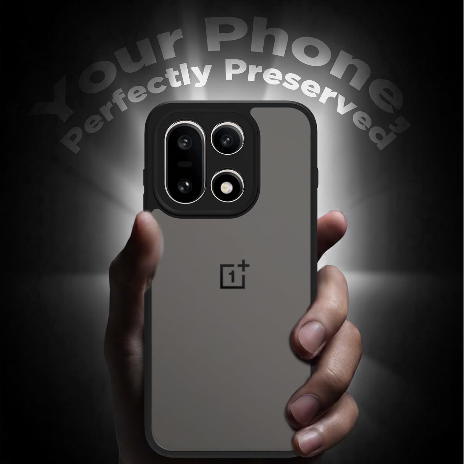 OnePlus 15 5G Back Cover Case | Sleek Hybrid - Matte Black