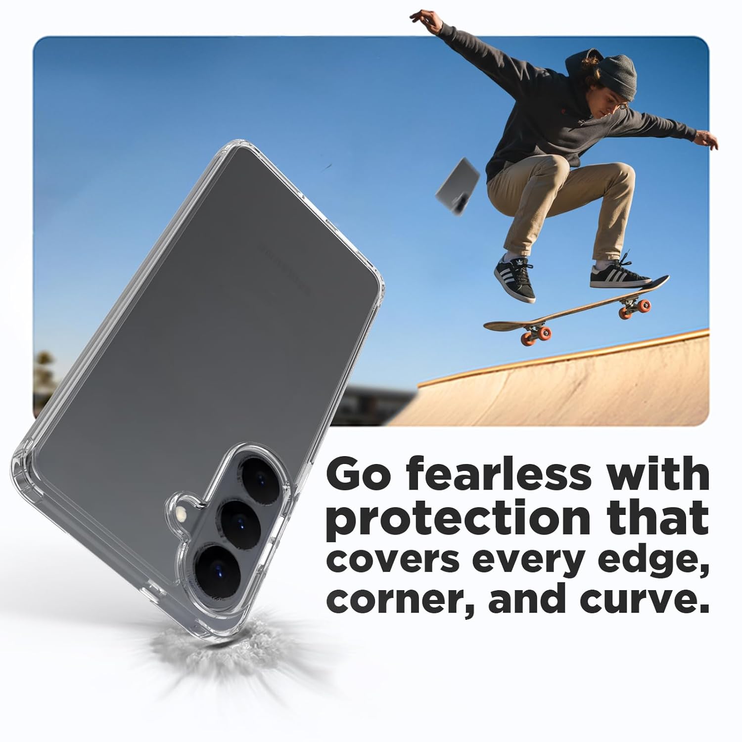 Samsung Galaxy S26 Plus Back Cover Case | Clear Hybrid - Clear