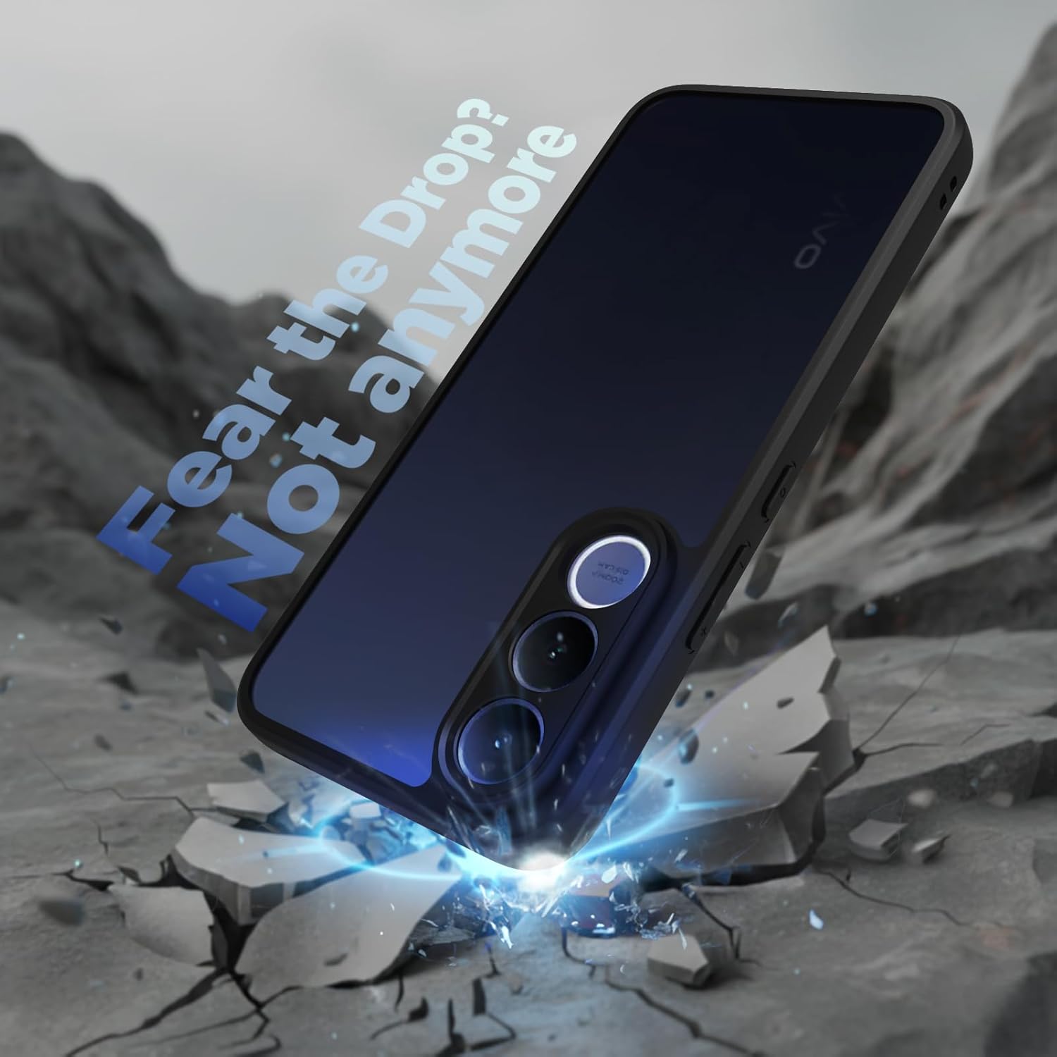 Vivo V70 FE Back Cover Case | Sleek Hybrid - Matte Black