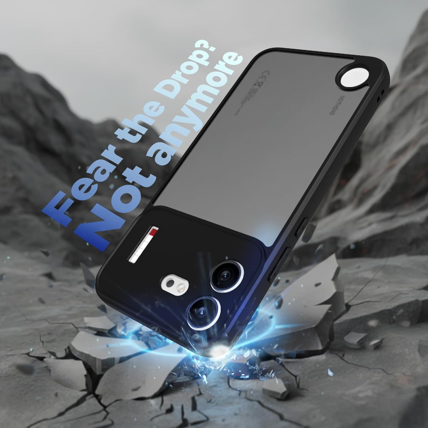 Nothing Phone 4b Back Cover Case | Sleek Hybrid - Matte Black