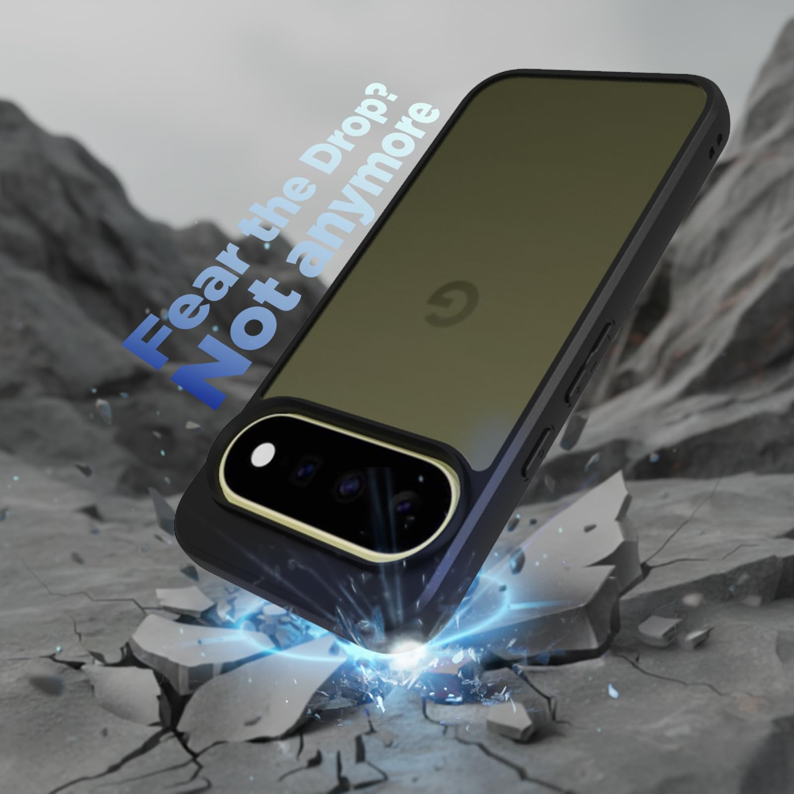 Google Pixel 11 / Pixel 11 Pro Back Cover Case | Sleek Hybrid - Matte Black