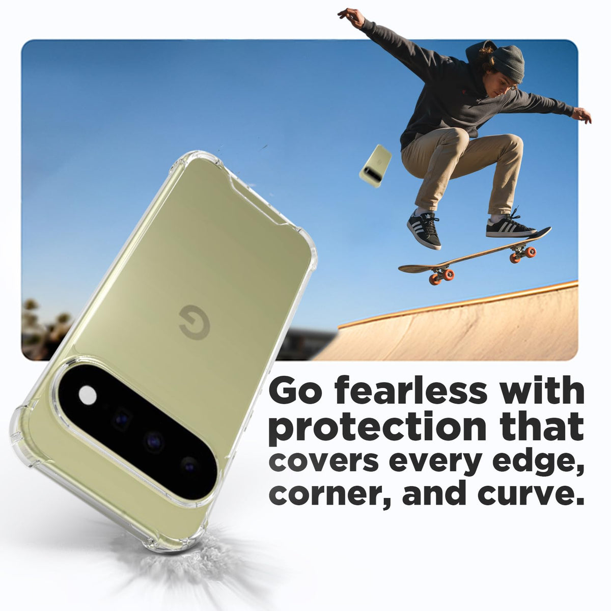 Google Pixel 11 / Pixel 11 Pro Back Cover Case | Clear Hybrid - Clear