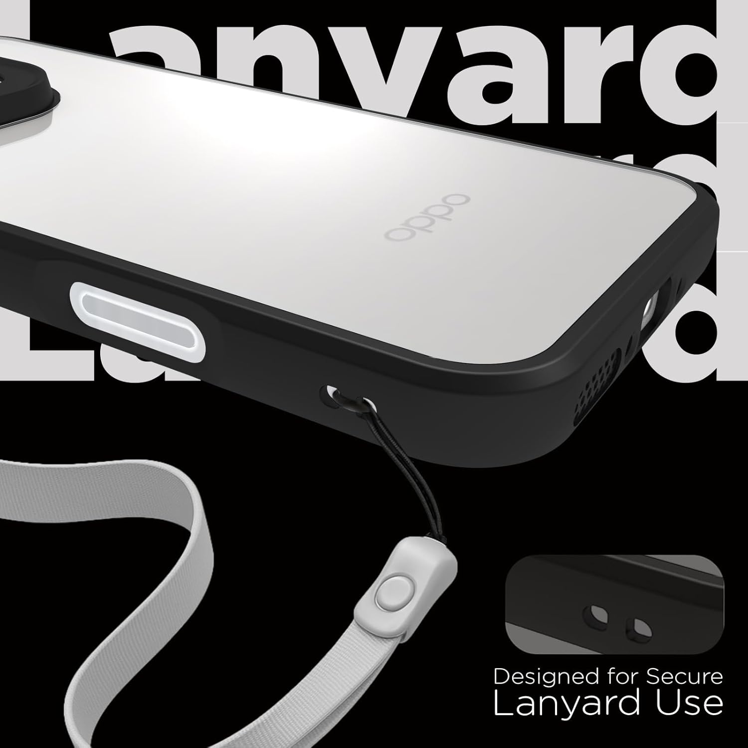 Oppo Find X9 Pro 5G Back Cover Case | Sleek Hybrid - Clear Black
