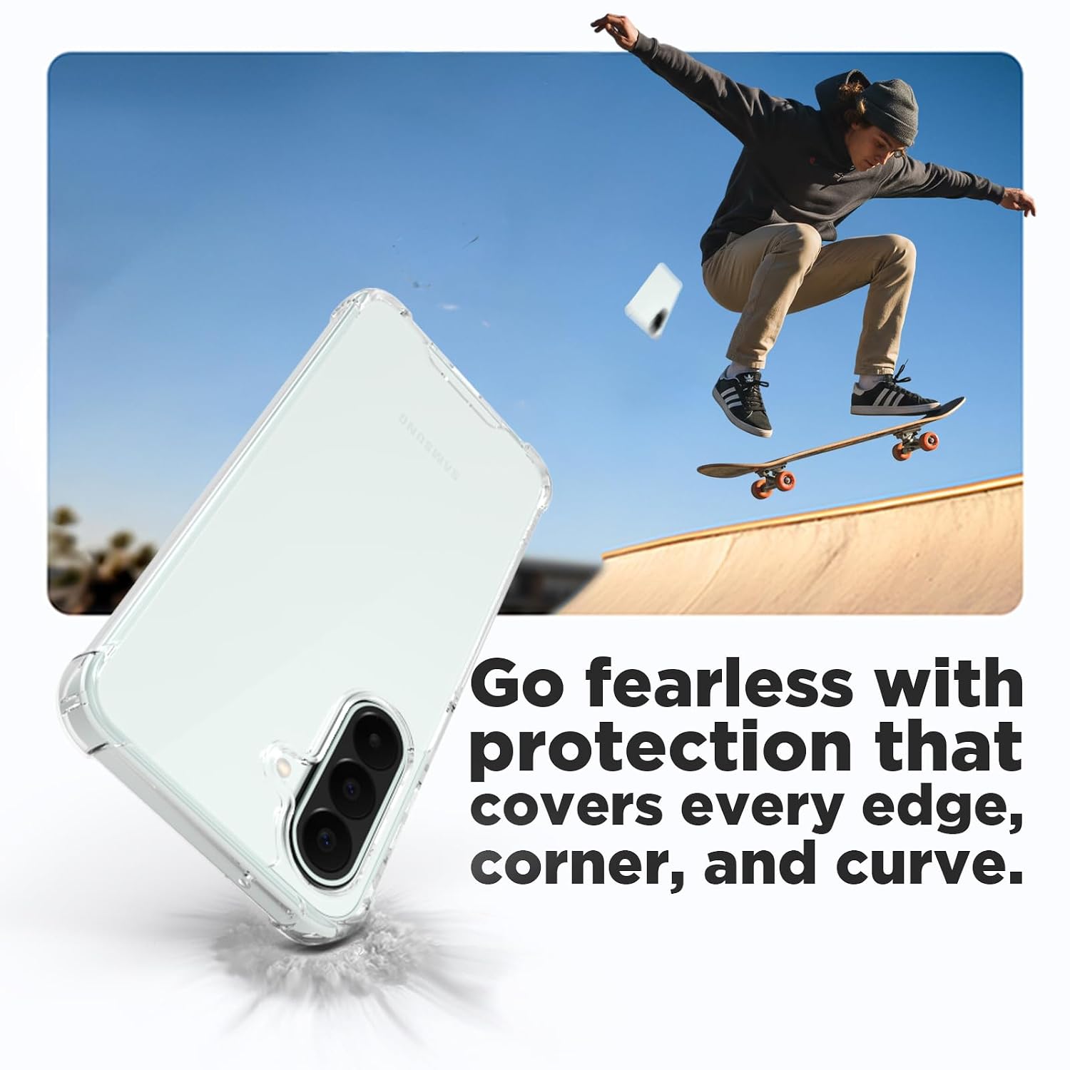 Samsung Galaxy A27 Back Cover Case | Clear Hybrid - Clear