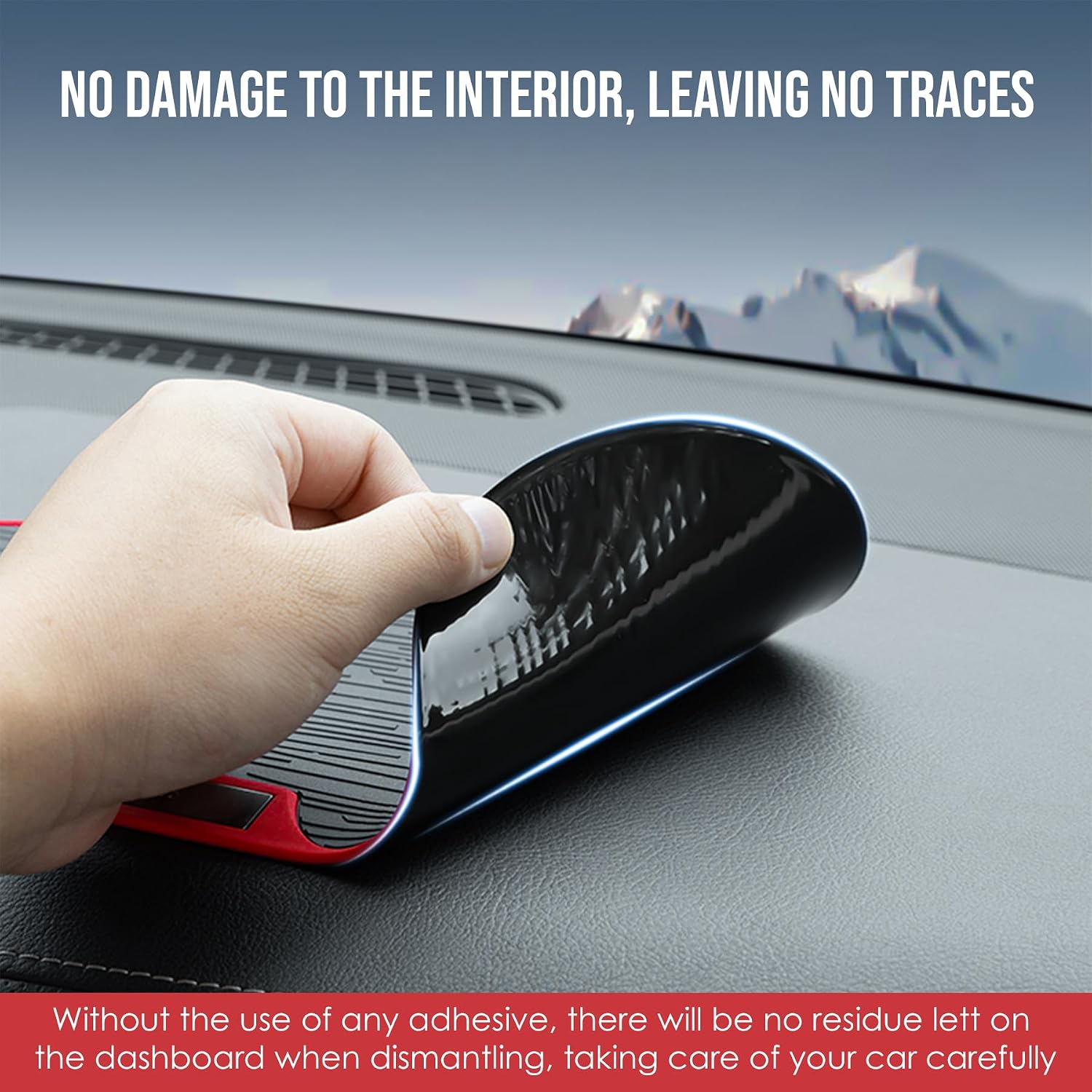 Car Dashboard Anti-Slip Mat | DashGrip- Plus Round