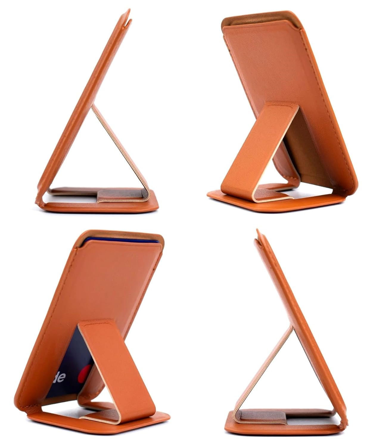 Phone Wallet | Card Holder with Stand - Mocha Brown