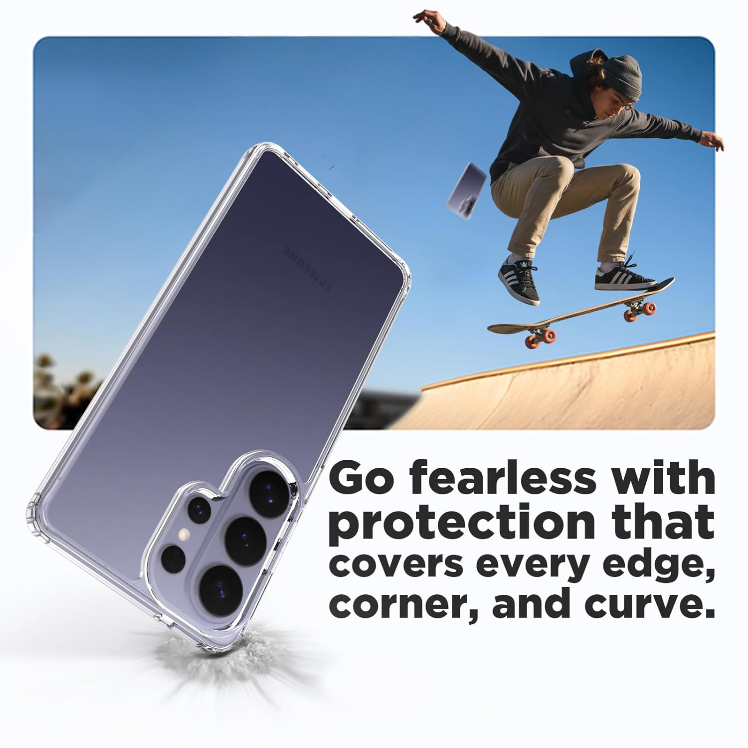 Samsung Galaxy S26 Ultra Back Cover Case | Clear Hybrid - Clear