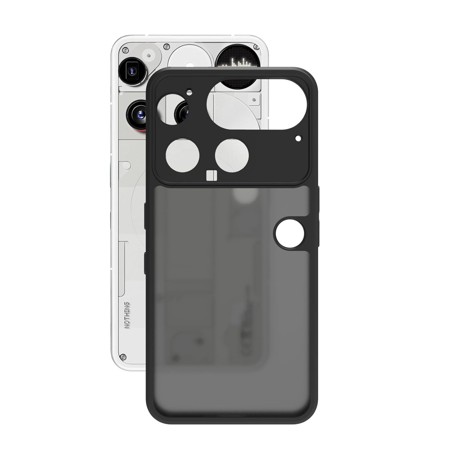 Nothing Phone 3 Back Cover Case | Sleek Hybrid - Matte Black