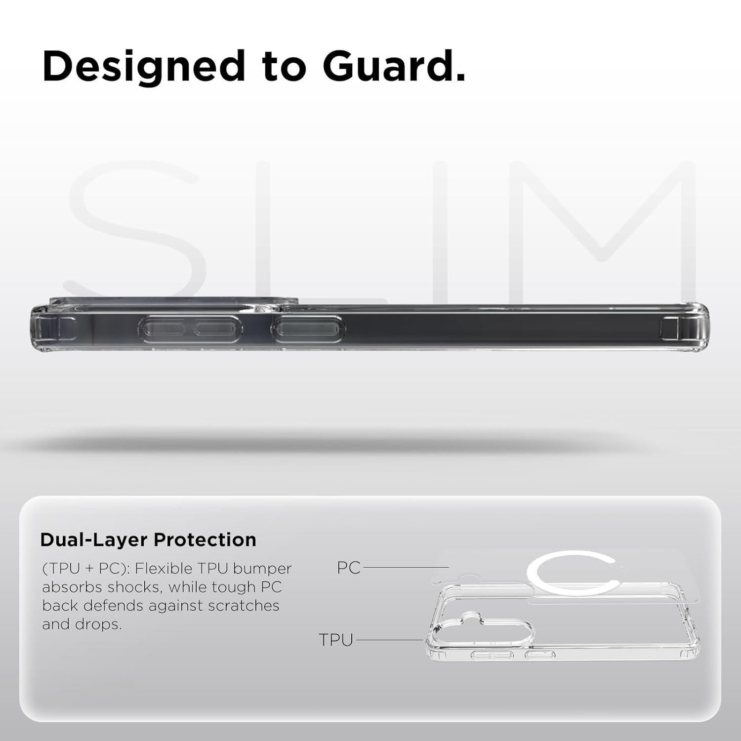 Samsung Galaxy S26 Back Cover Case | Clear Hybrid - Clear Magnetic